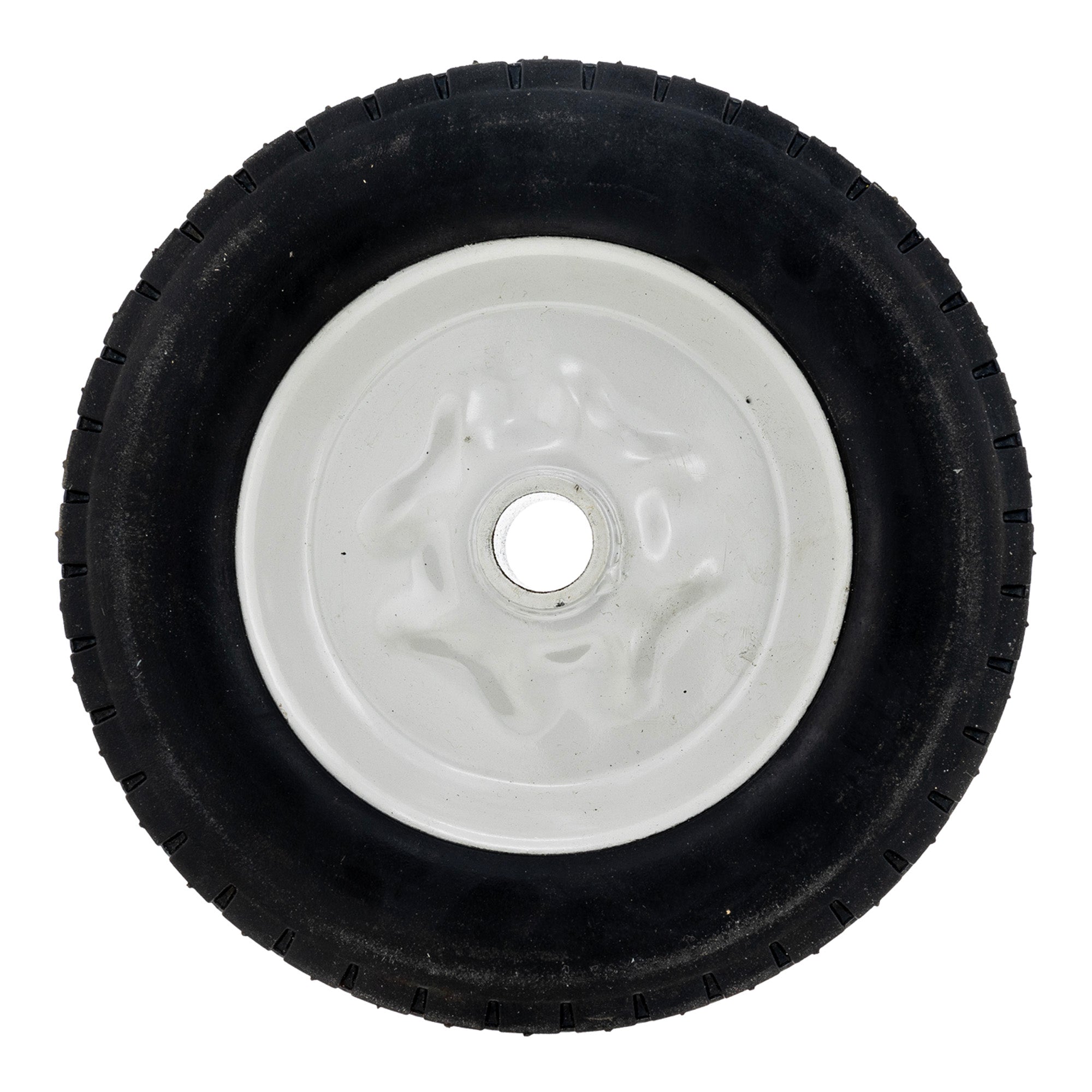 Troy-Bilt 734-04243 Gray Complete Wheel Assembly 7X1.8 Spoke Bar