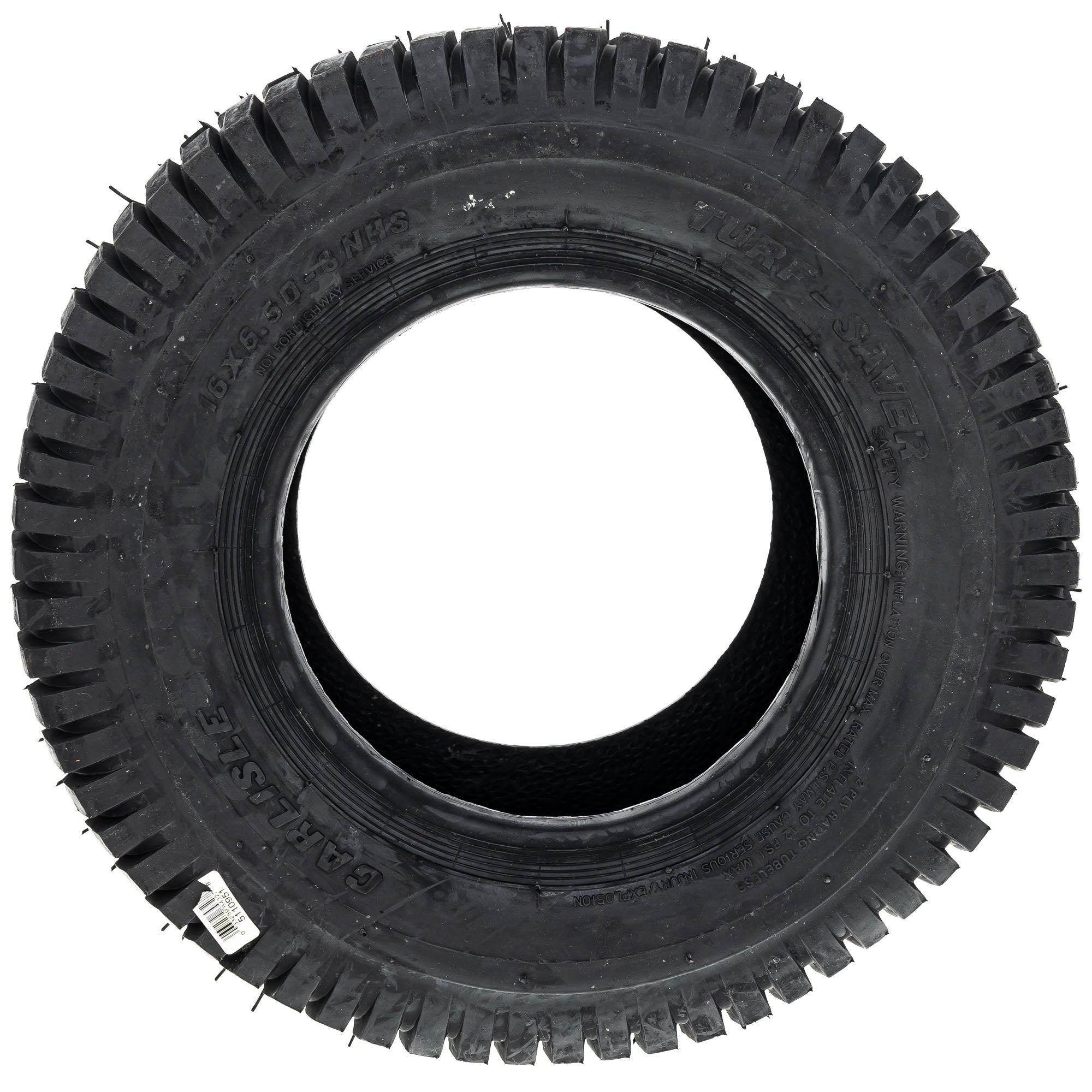 Troy-Bilt 734-1727 Tire 16x6.5 Square Tread