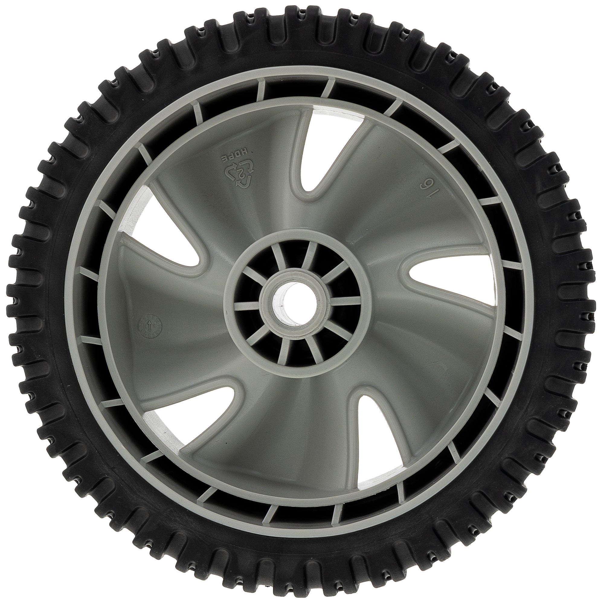 Troy-Bilt 734-1988 Gray Complete Wheel Assembly 7X1.8
