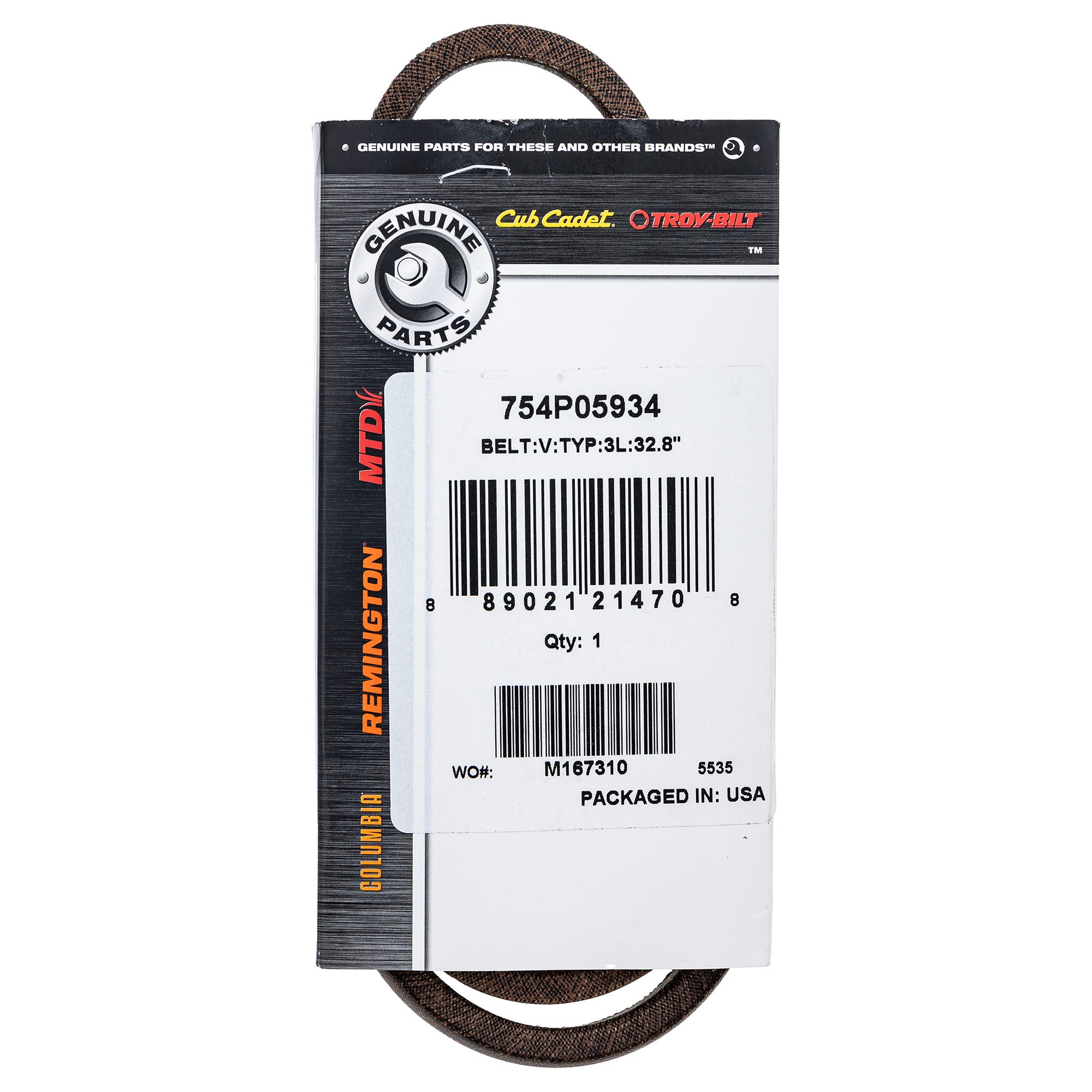 CUB CADET 754P05934 Trans Belt