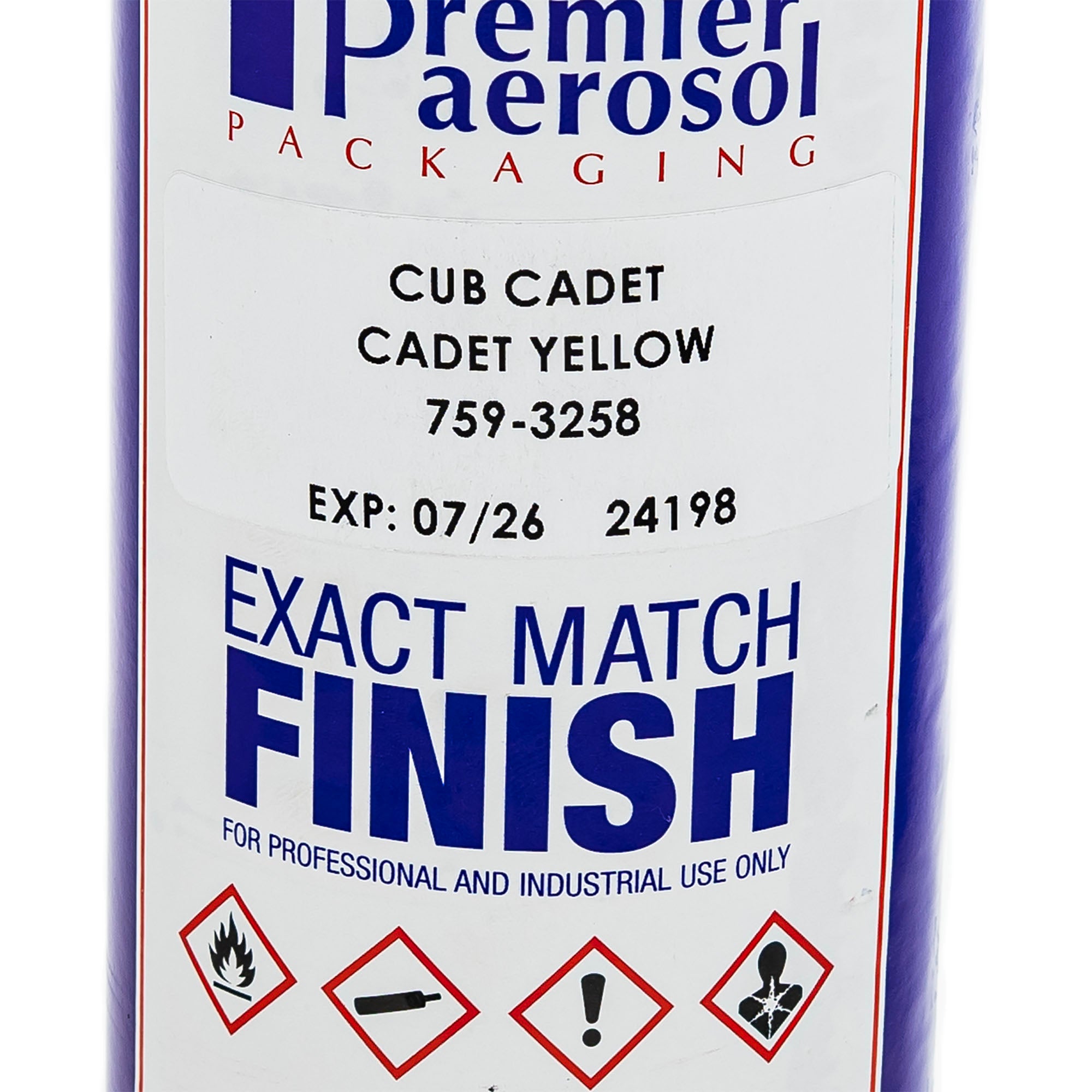 CUB CADET 759-3258 11.5oz. Cadet Yellow Semi-Gloss Aerosol Spray Paint Can