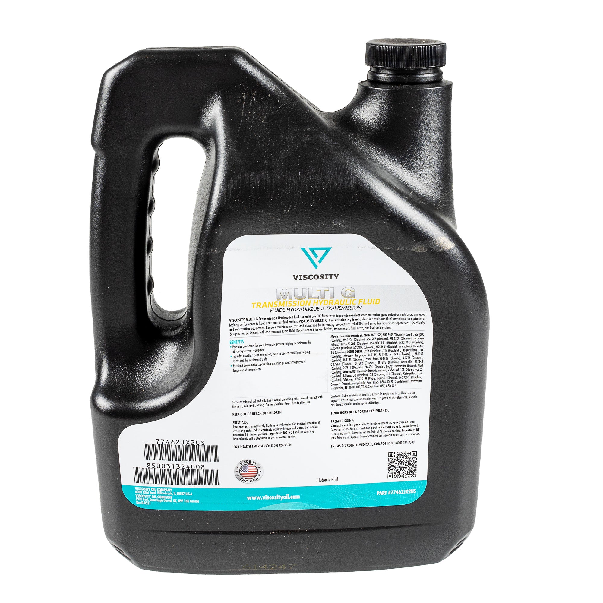 CUB CADET 77462JX2US Hydraulic Transmission Fluid 1 Gallon