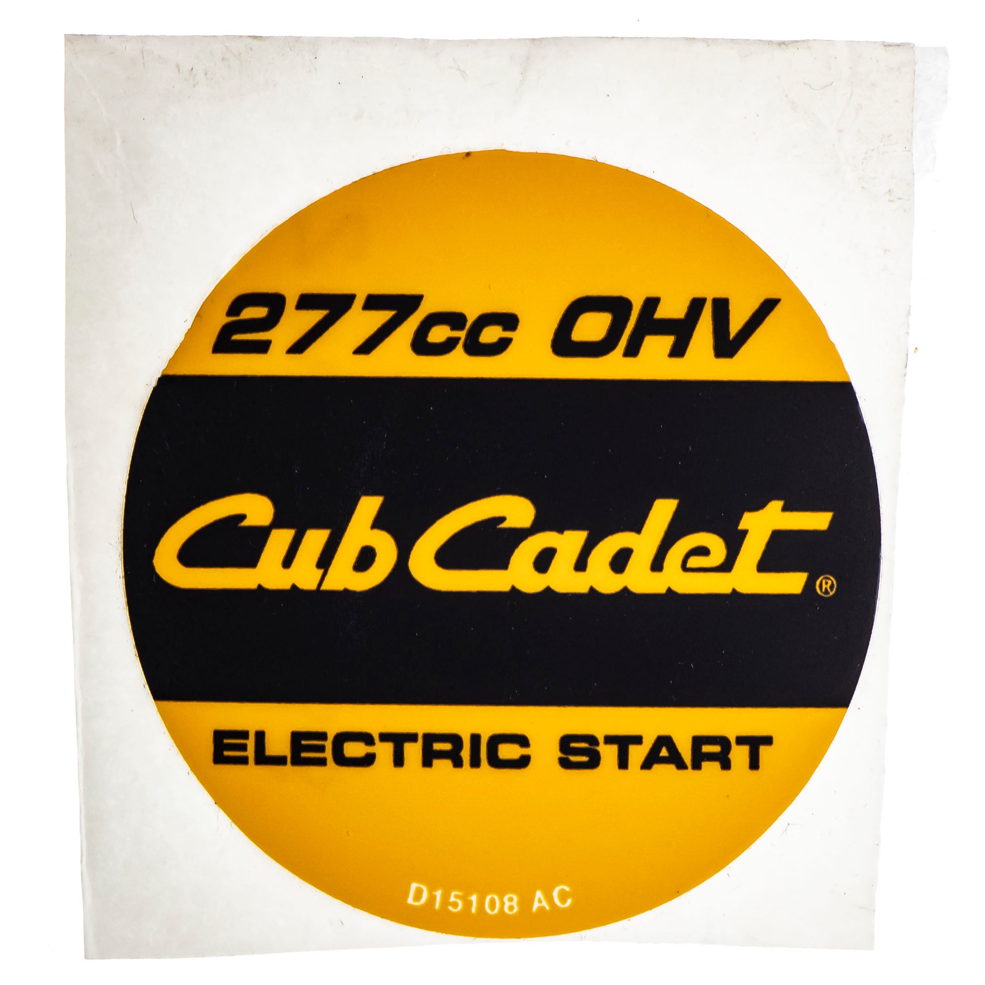 CUB CADET 777D15108 Decal