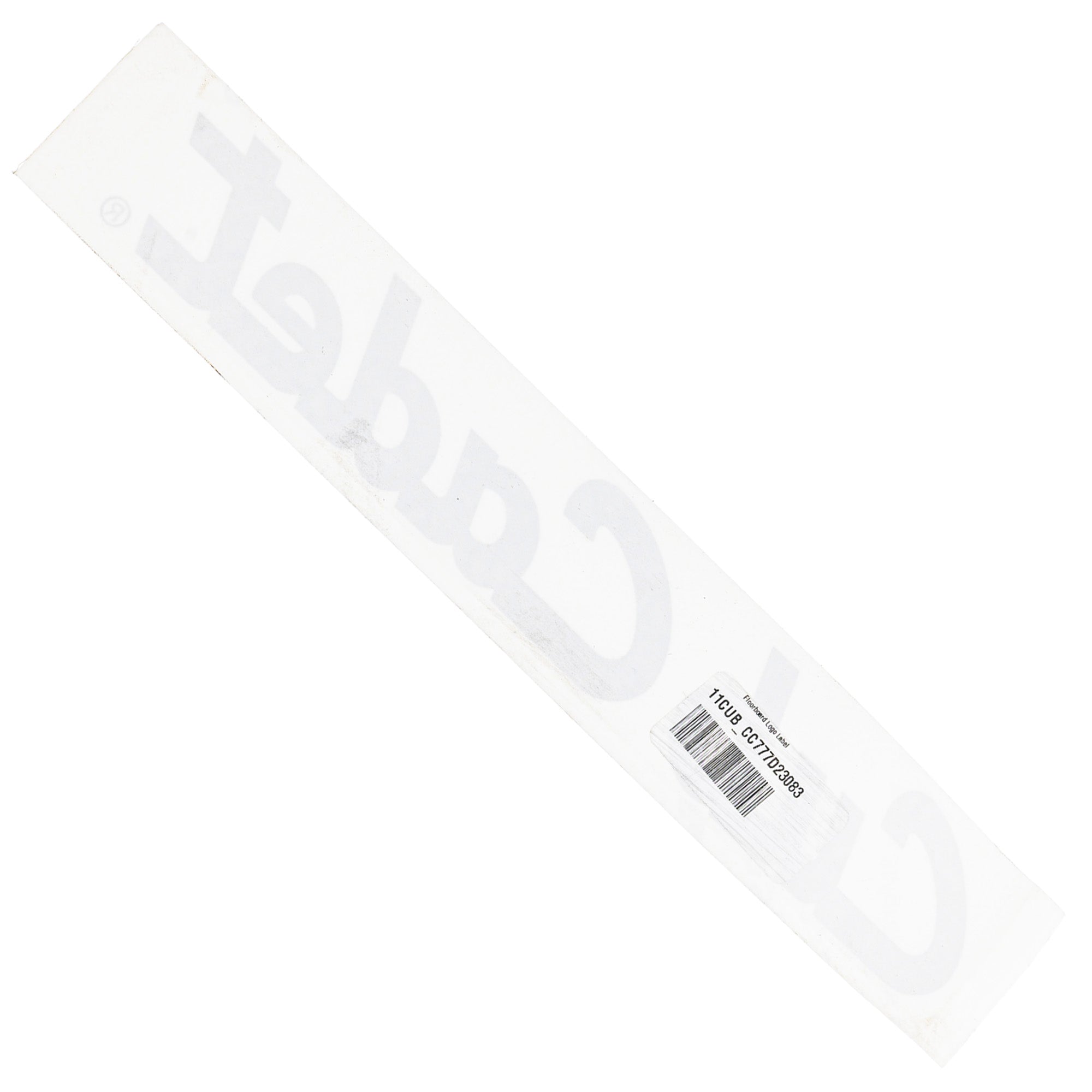 CUB CADET 777D23083 Floorboard Logo Label