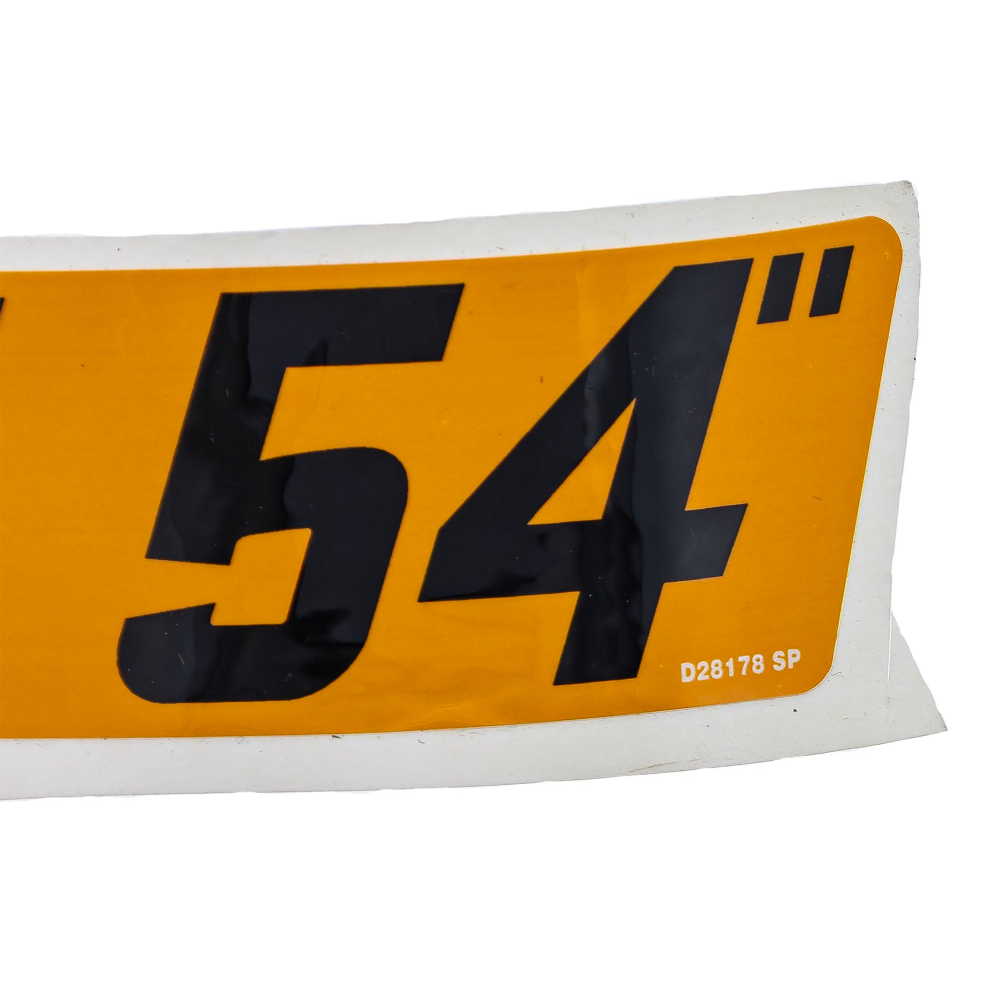 CUB CADET 777D28178 Label-Zt1 54" Rz19