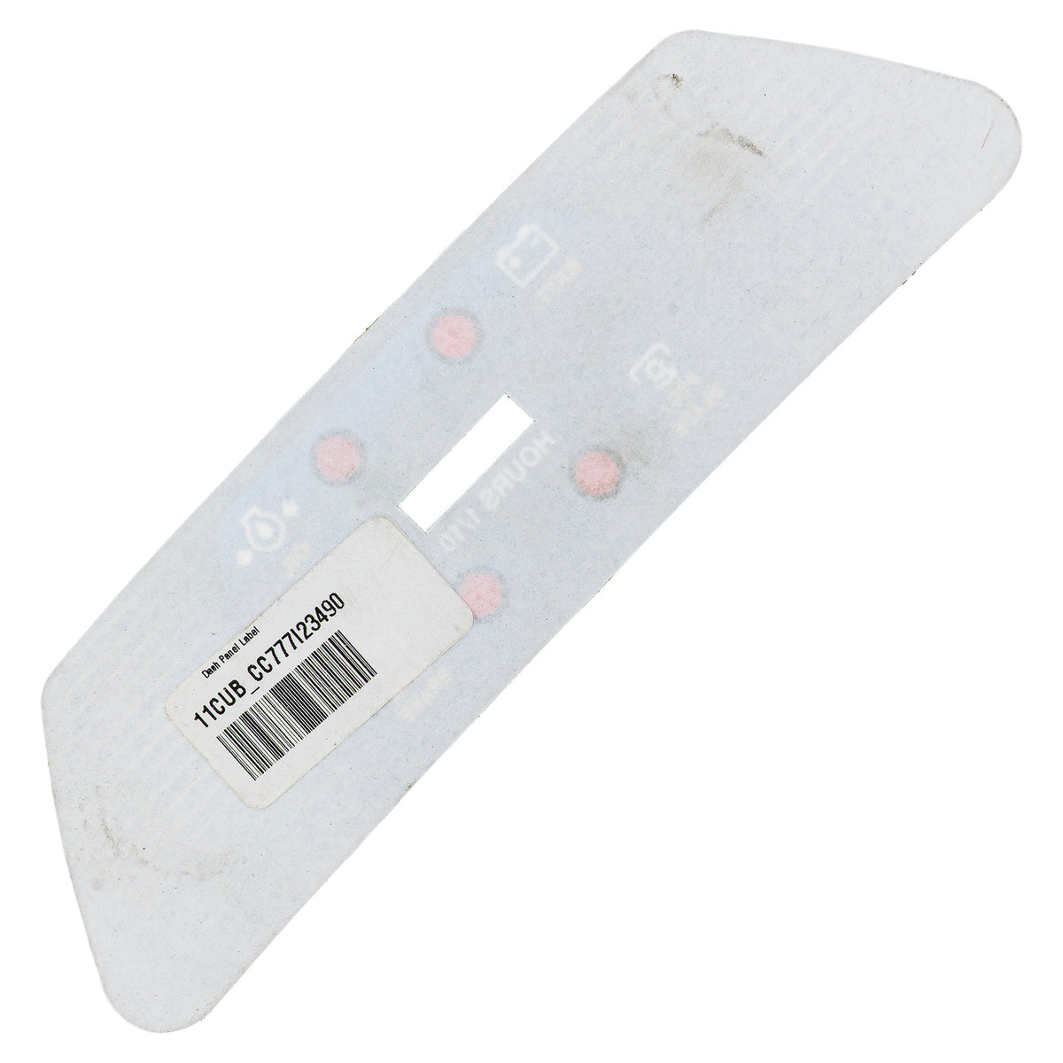 MTD 777I23490 Dash Panel Label