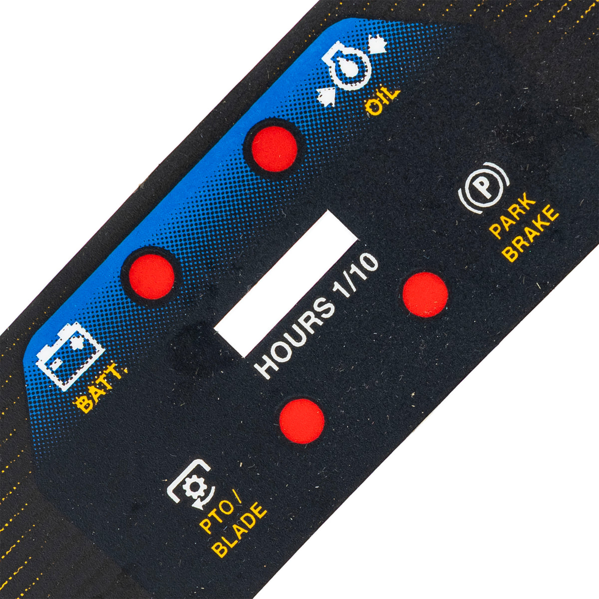CUB CADET 777I23490 Dash Panel Label
