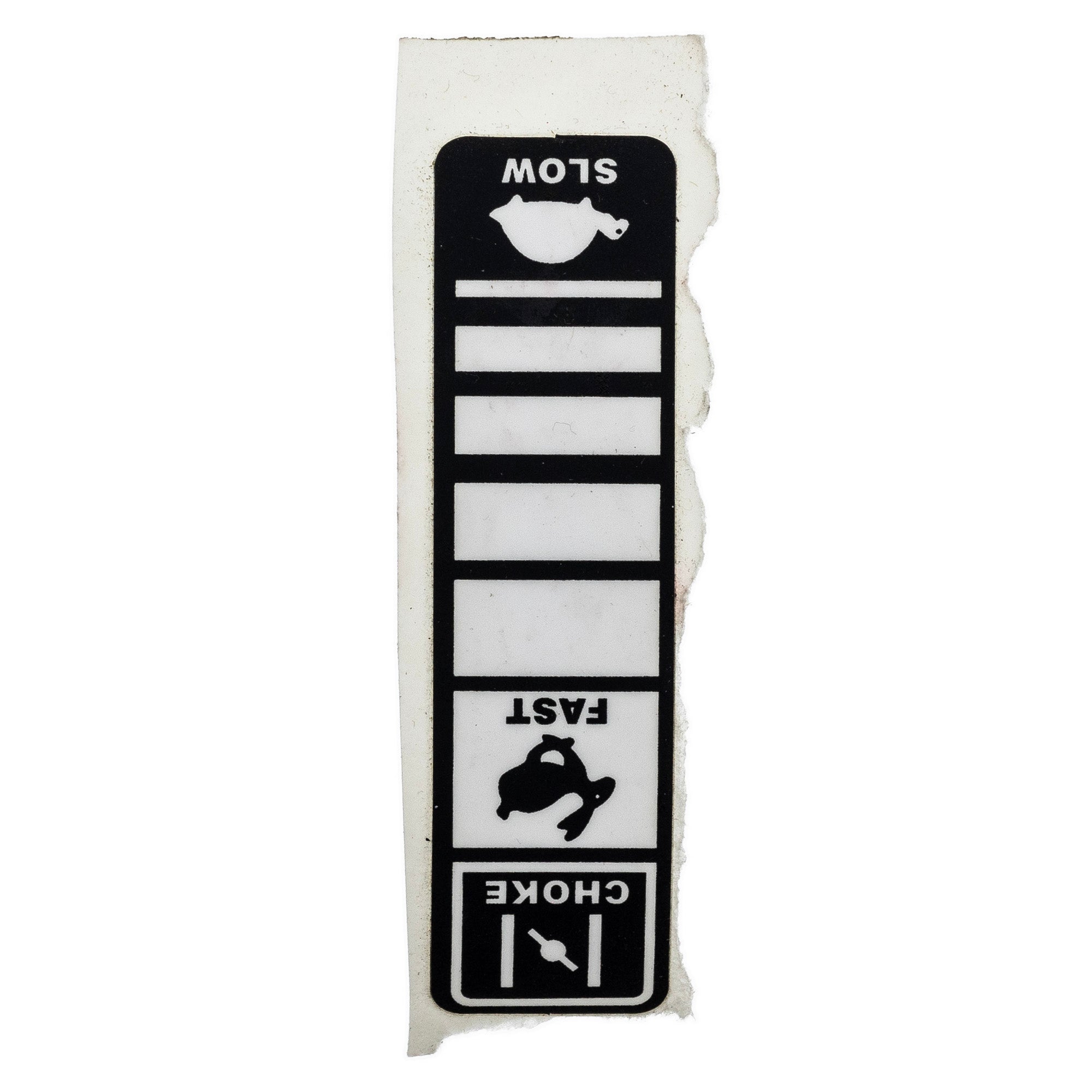 MTD 777I23510 Throttle Label