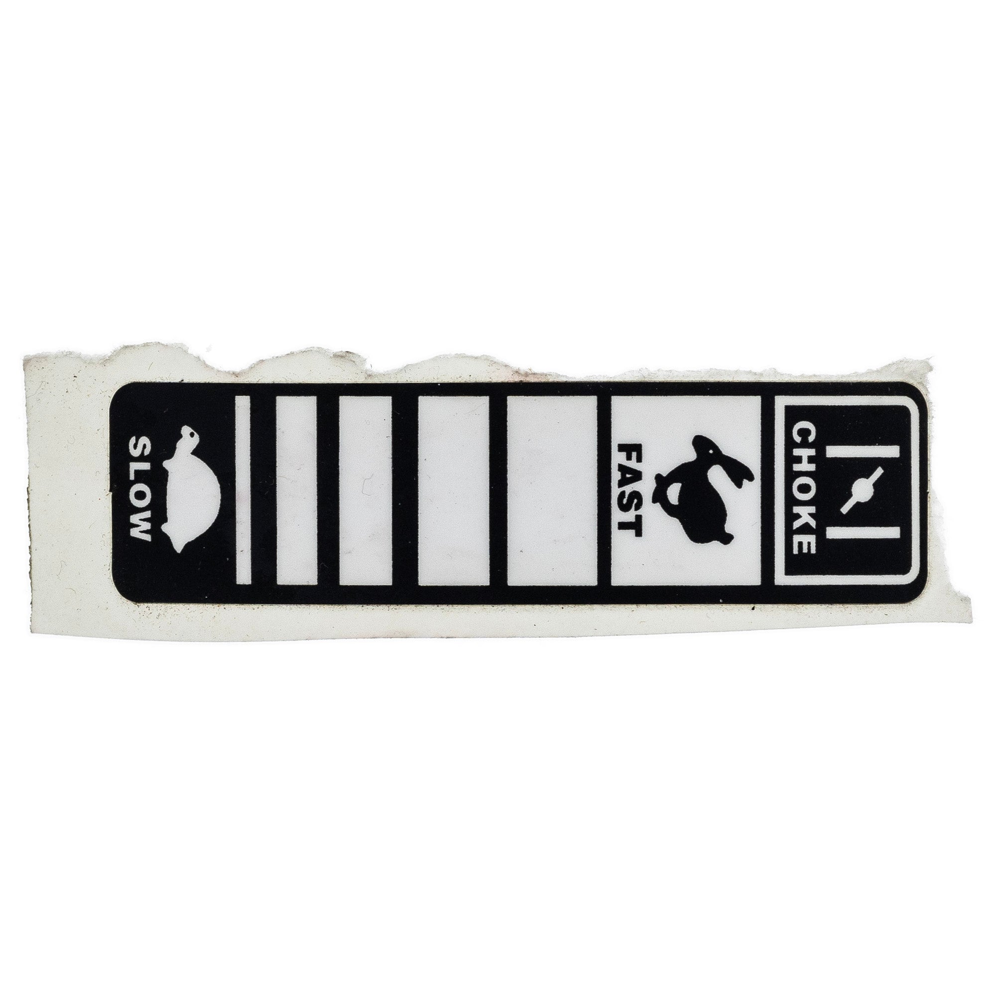 MTD 777I23510 Throttle Label