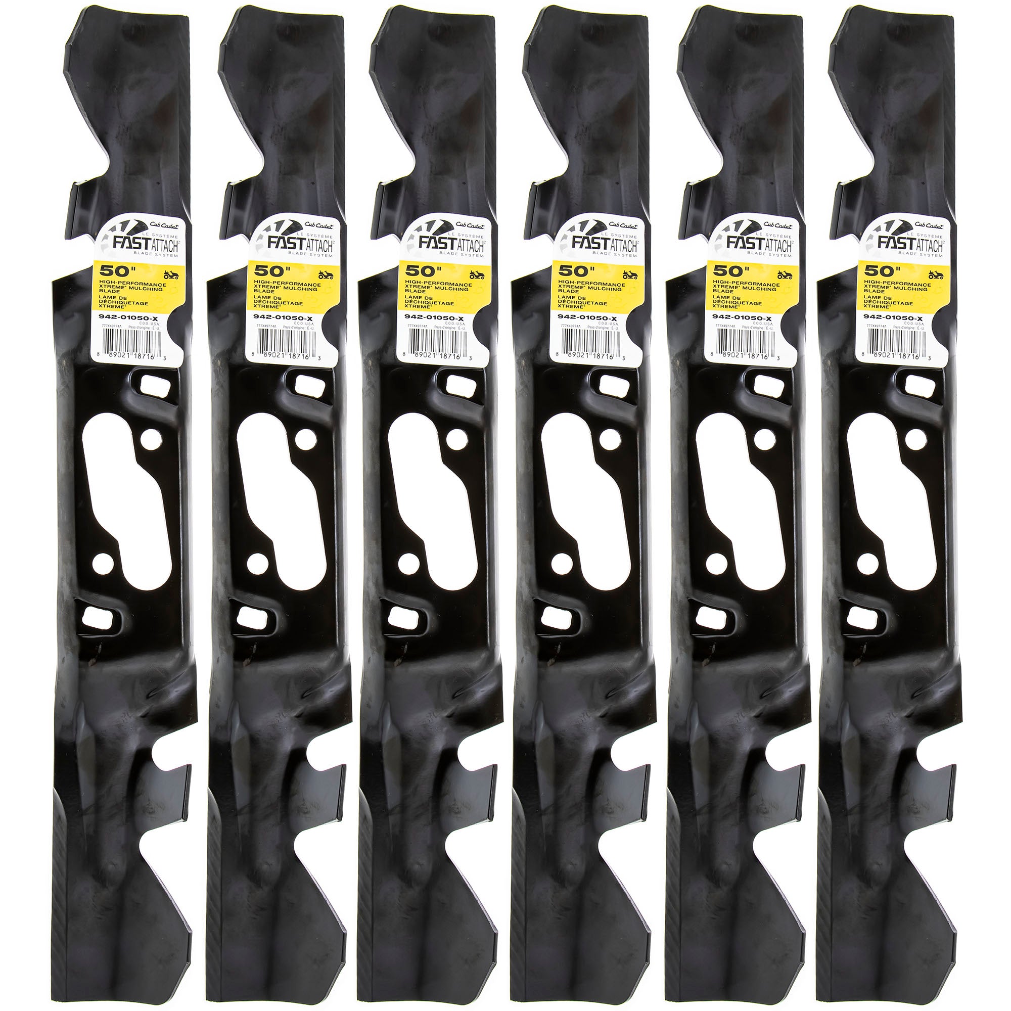 CUB CADET 942-01050-X Blade 6-Pack
