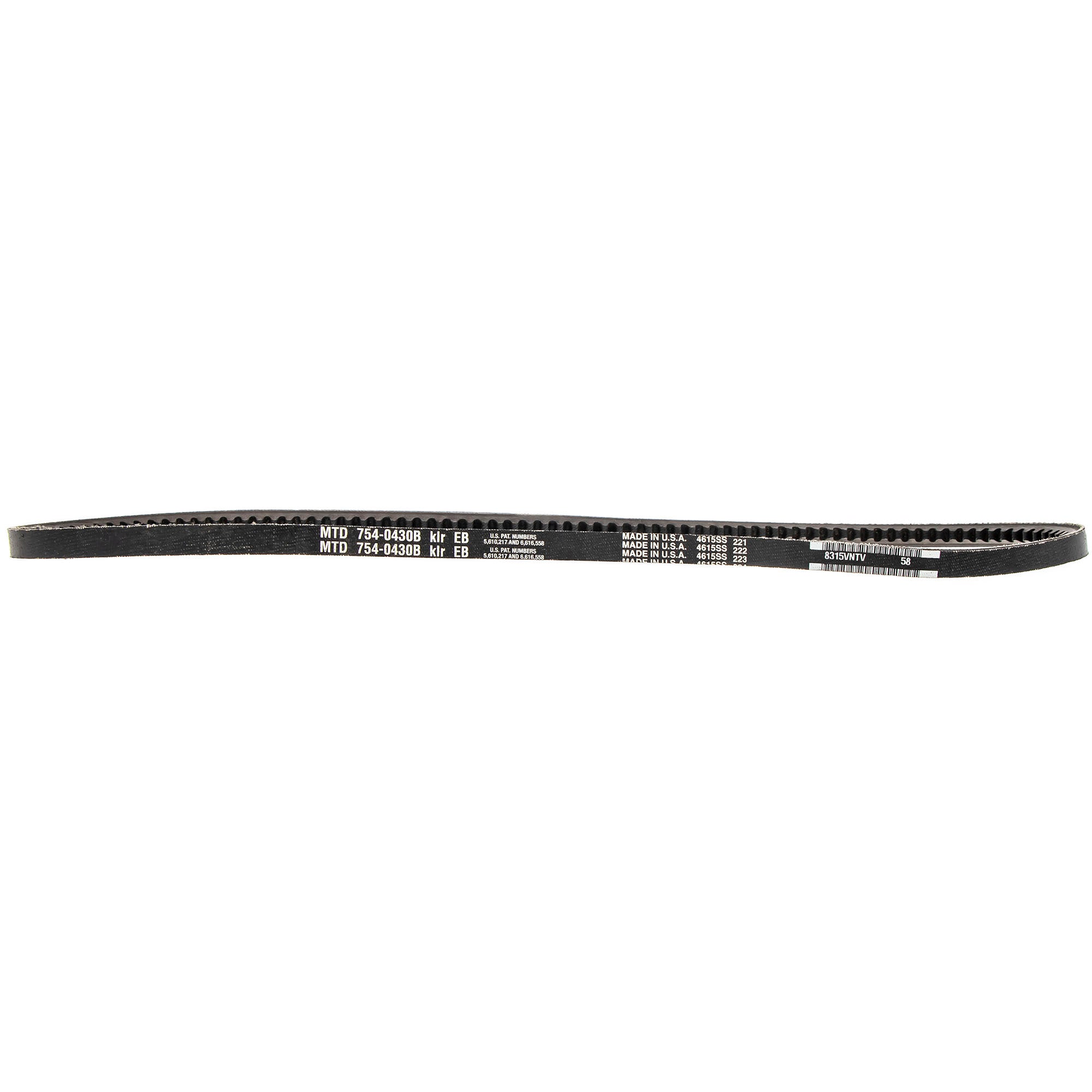 CUB CADET 954-0430C Auger Drive Belt 2-Pack