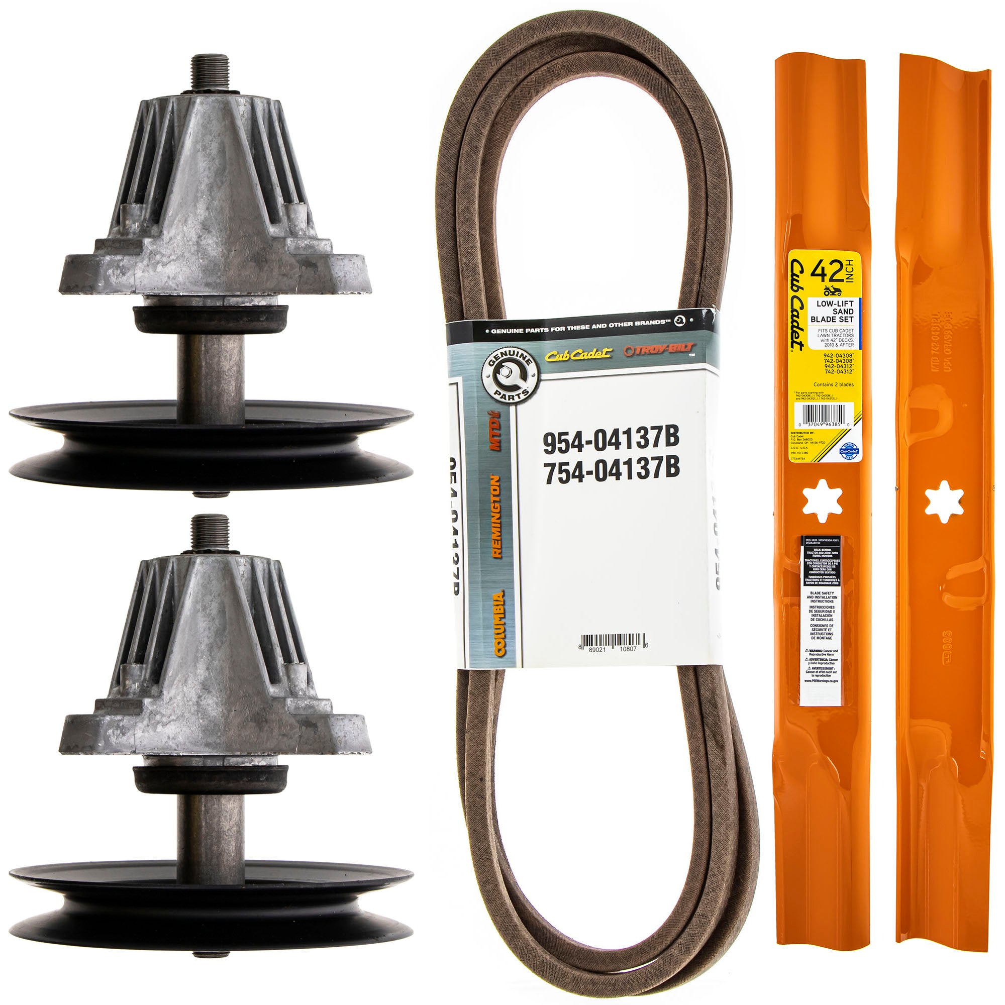 CUB CADET 1001228 Spindle, Blade, Belt