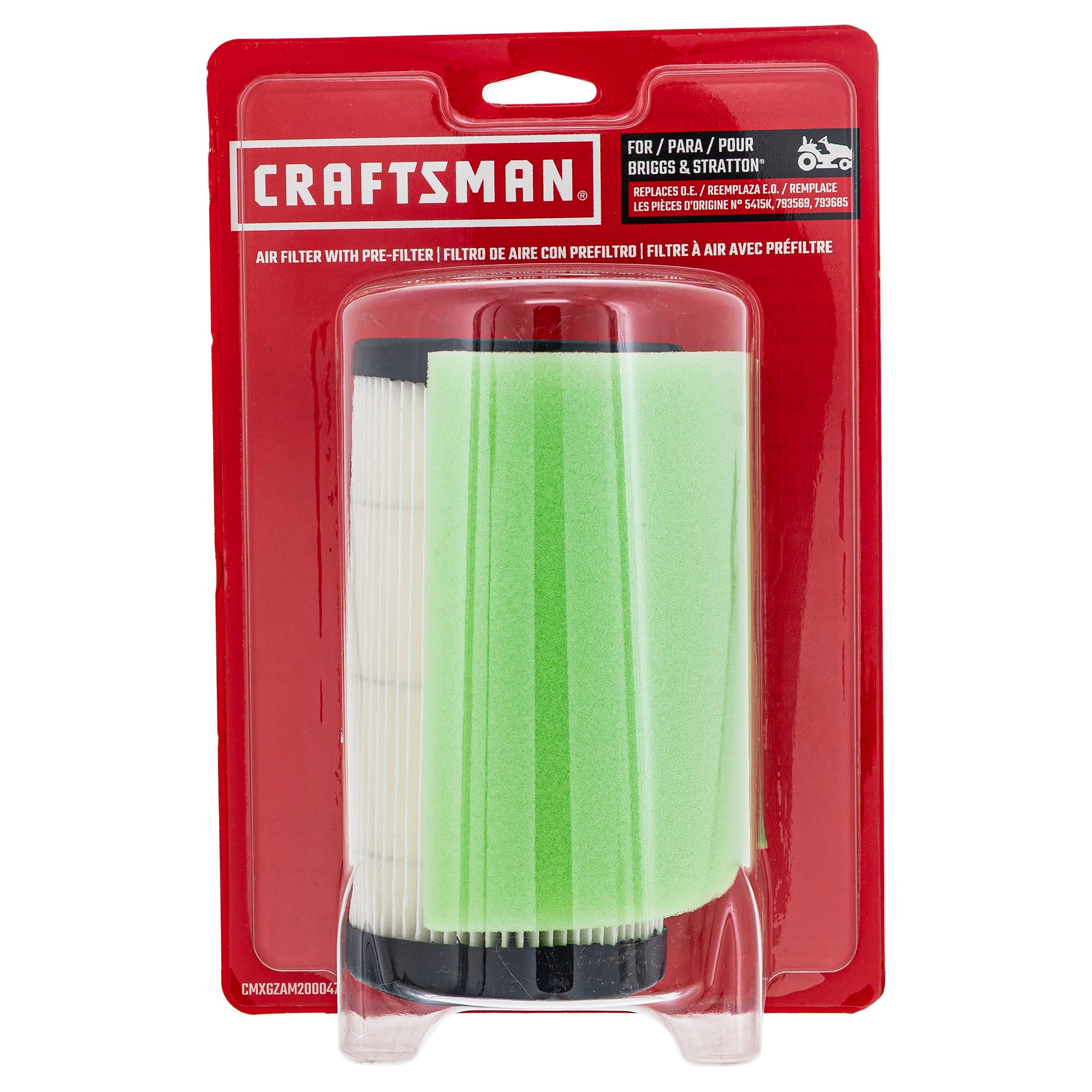 MTD CMXGZAM200047 AIR FILTER:BRIGGS: