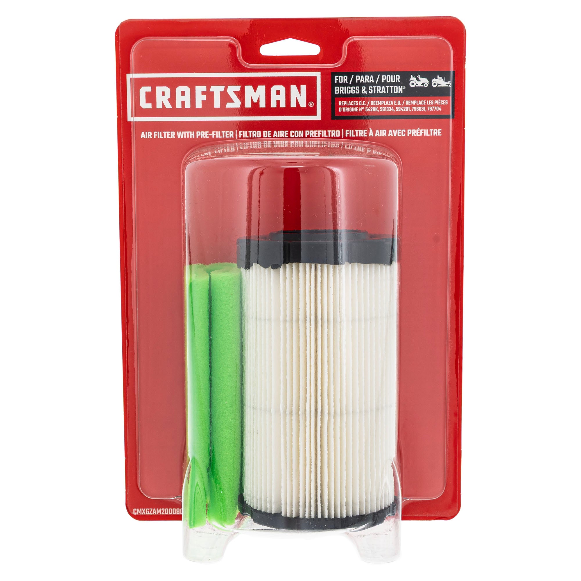 MTD CMXGZAM200080 Air Filter