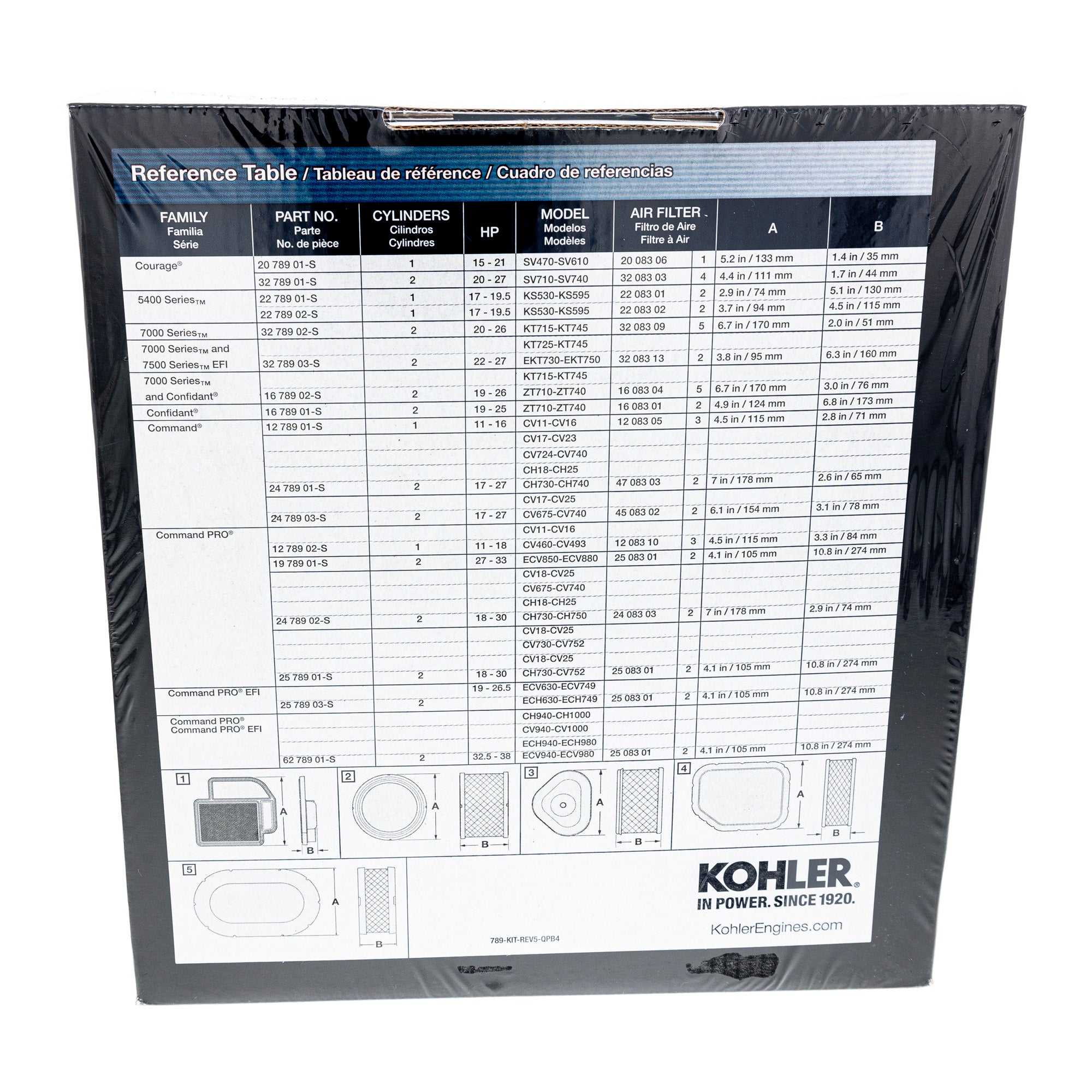 CUB CADET KH-24-789-01-S Maintenance CV Kit