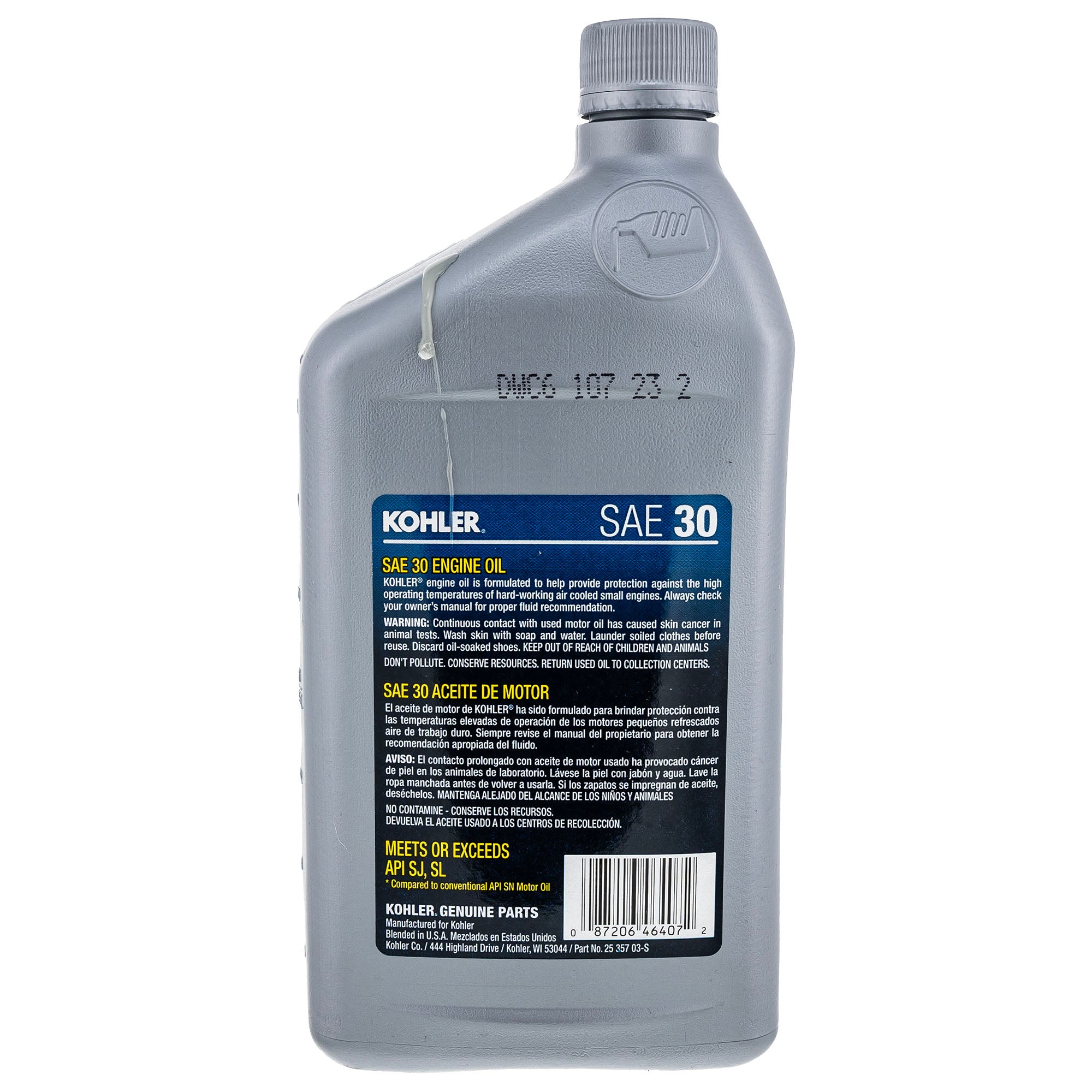 CUB CADET KH-25-357-01-S Engine Oil 1 Quart