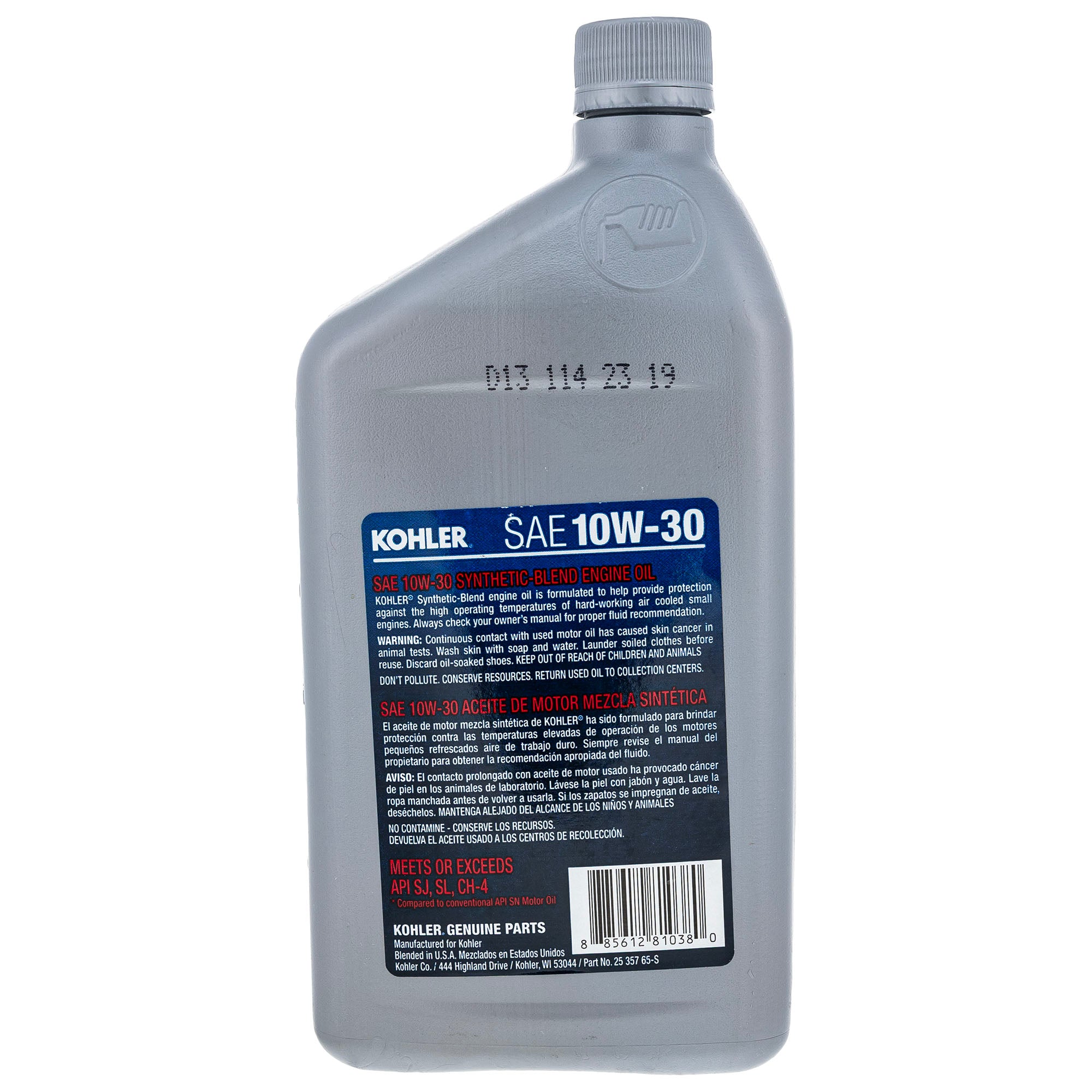 MTD KH-25-357-65-S Synthetic Oil 10W30 1 Quart