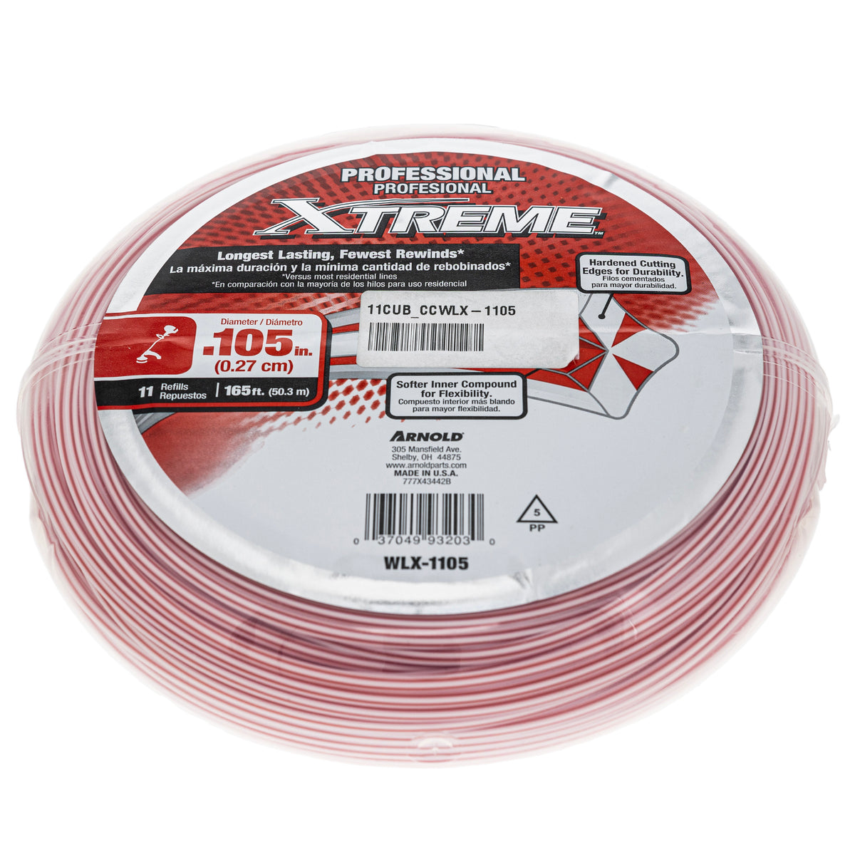 Arnold WLX-1105 Trimline Xtreme String Trimmer Line