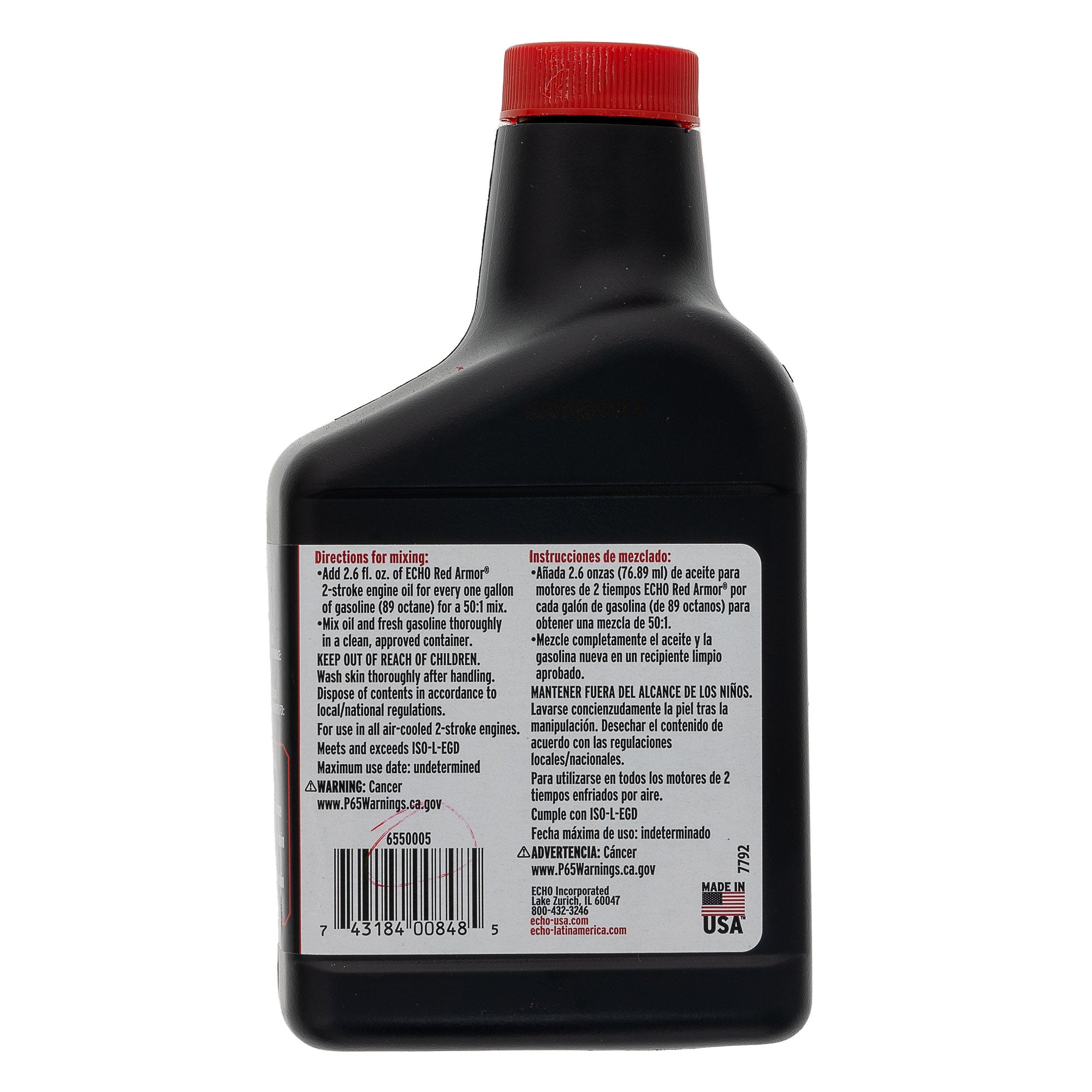 Echo 6550005 2-Stroke Engine Oil 12.8fl oz Bottle