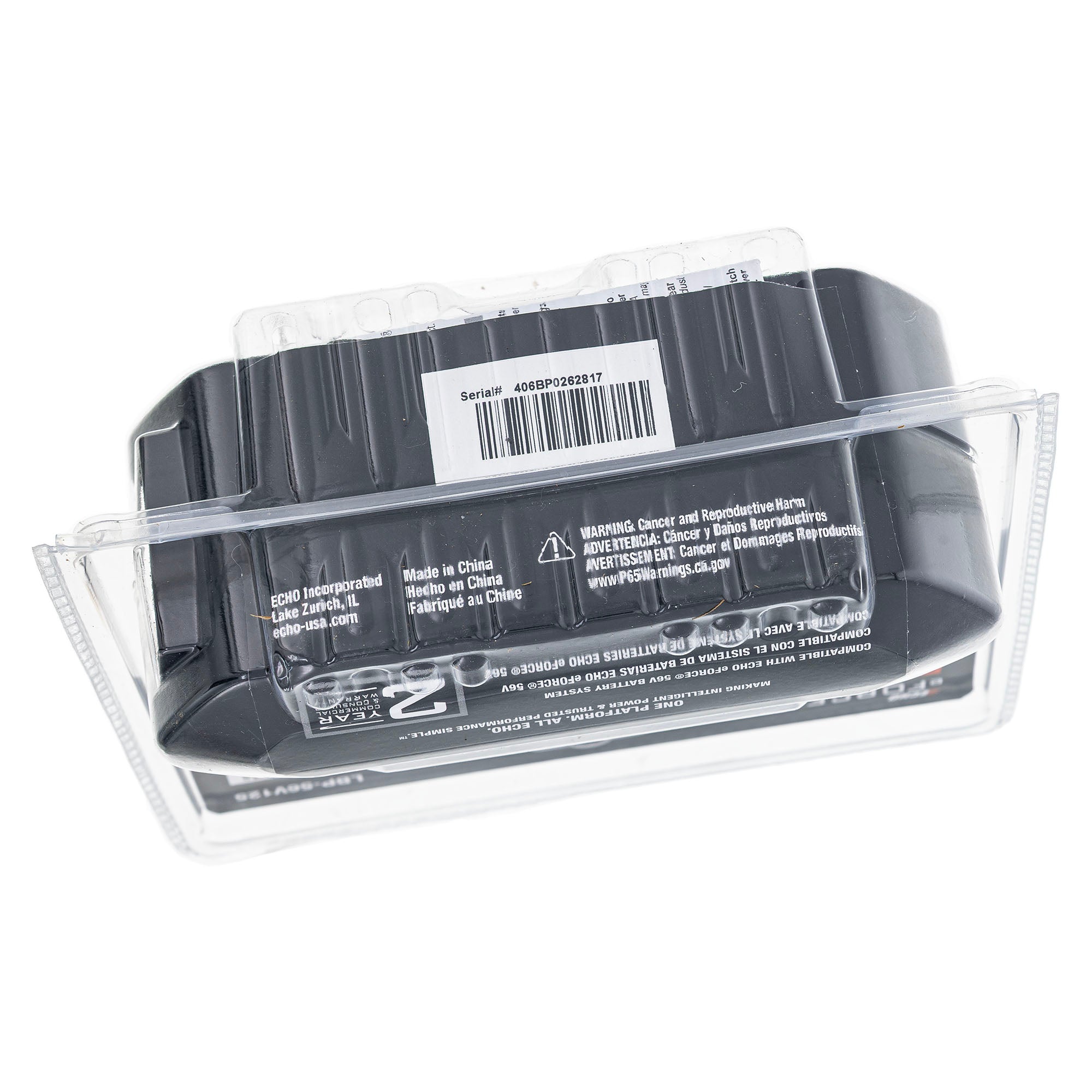 Echo LBP56V125A 56V Compact 2.5Ah Lithium-Ion Battery
