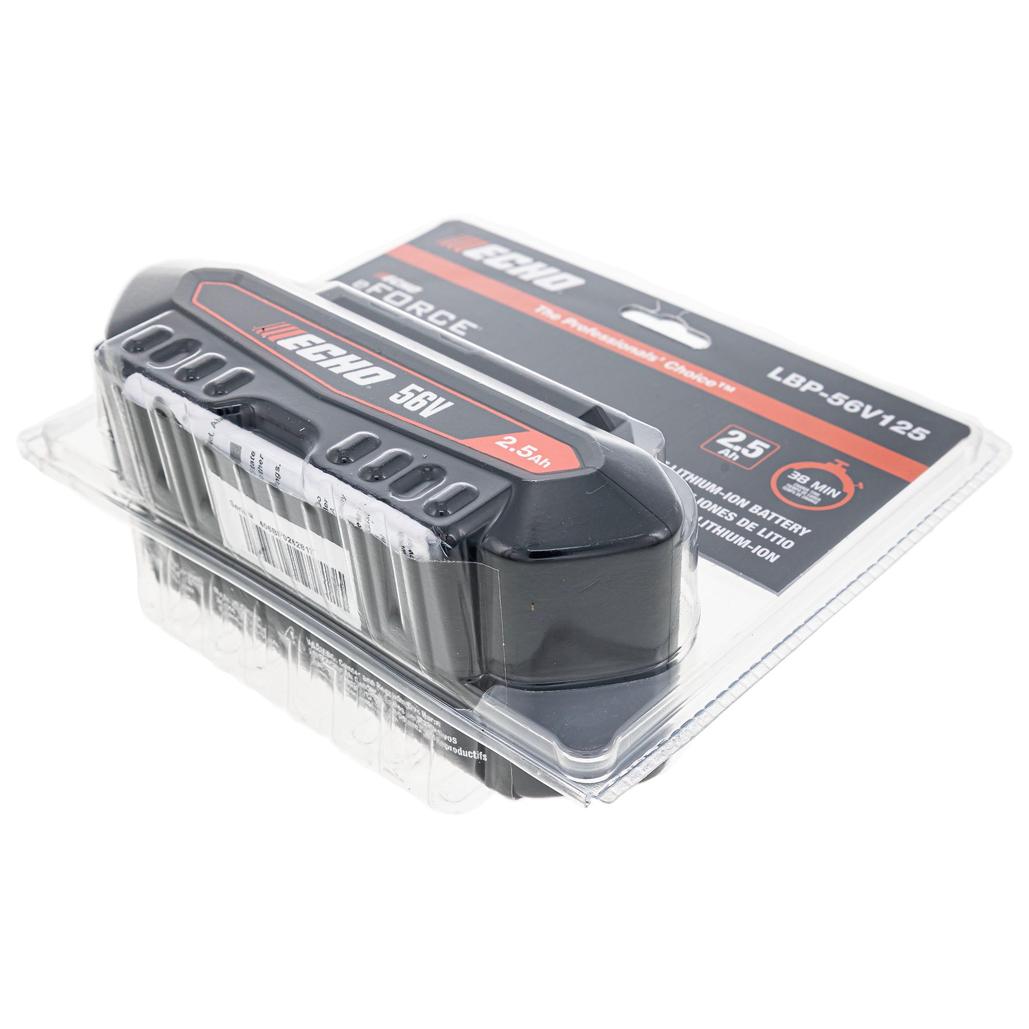 Echo LBP56V125A 56V Compact 2.5Ah Lithium-Ion Battery