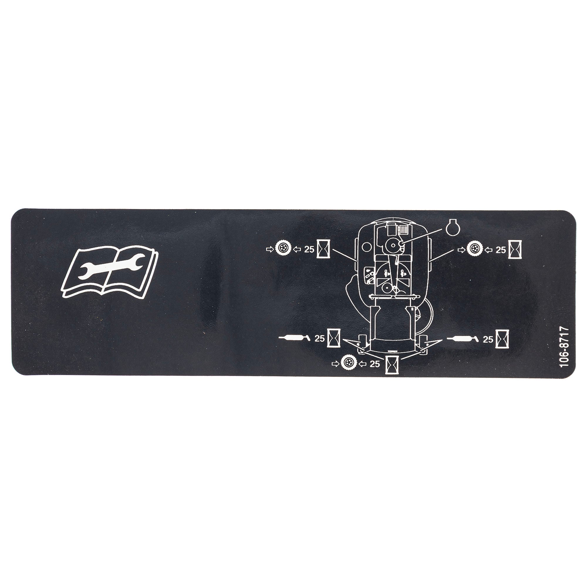 Exmark 106-8717 Decal