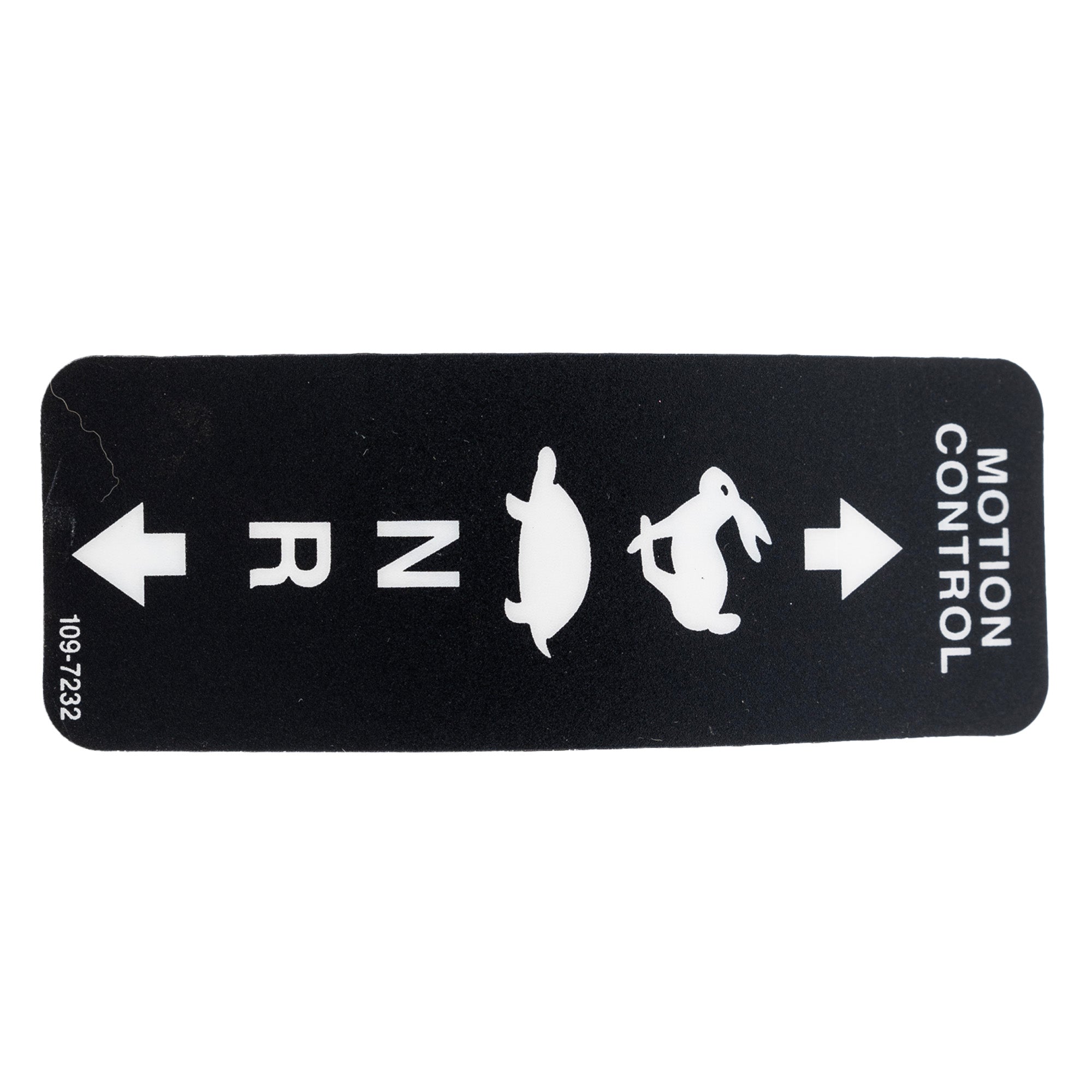 Exmark 109-7232 Motion Control Decal