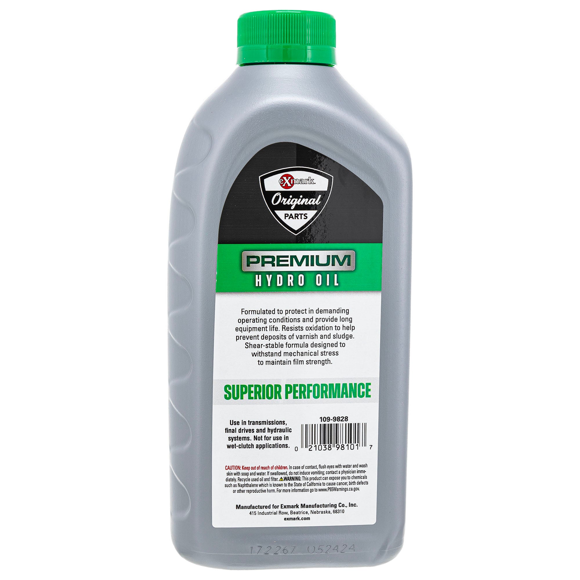 Exmark 109-9828 Hydro Oil 1 Quart Bottle Case of 12 12-Pack
