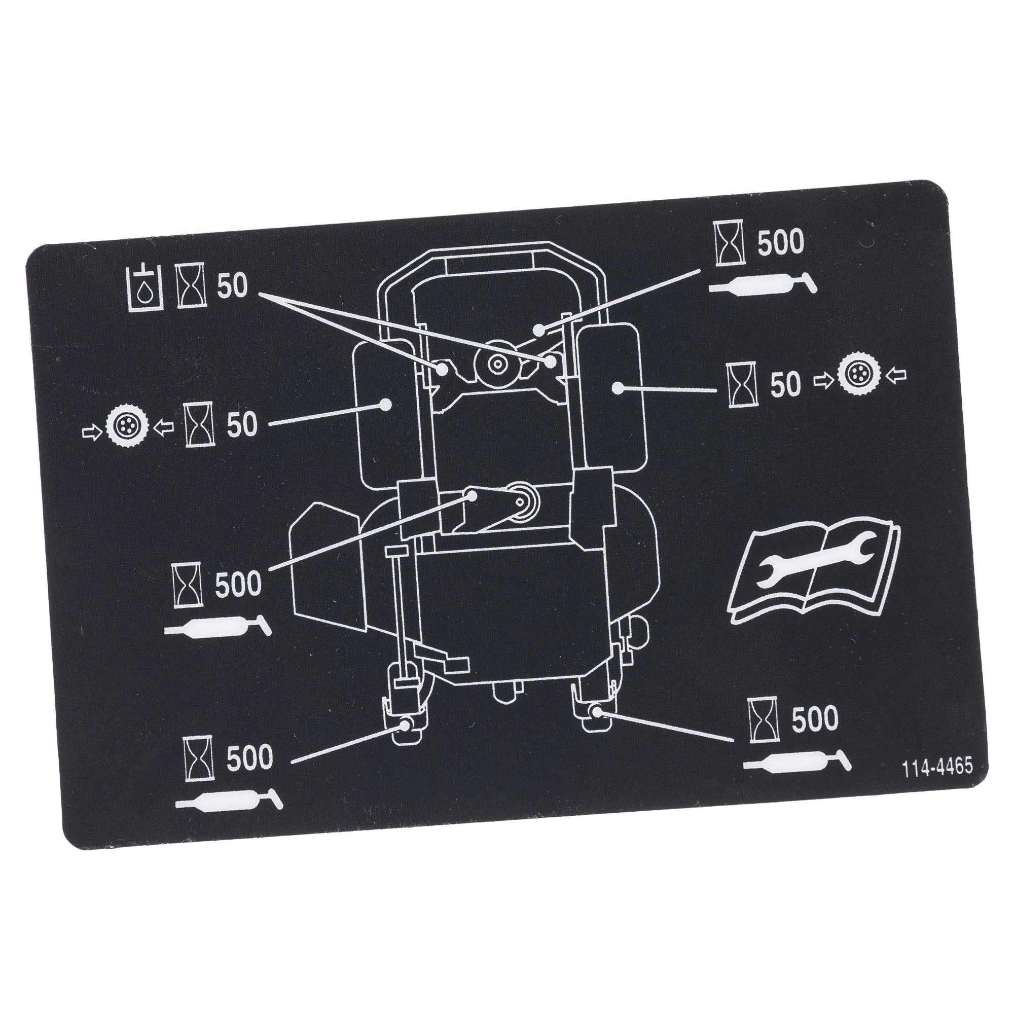 Exmark 114-4465 Exmark Service Aid Decal [ # 114-4465 ]