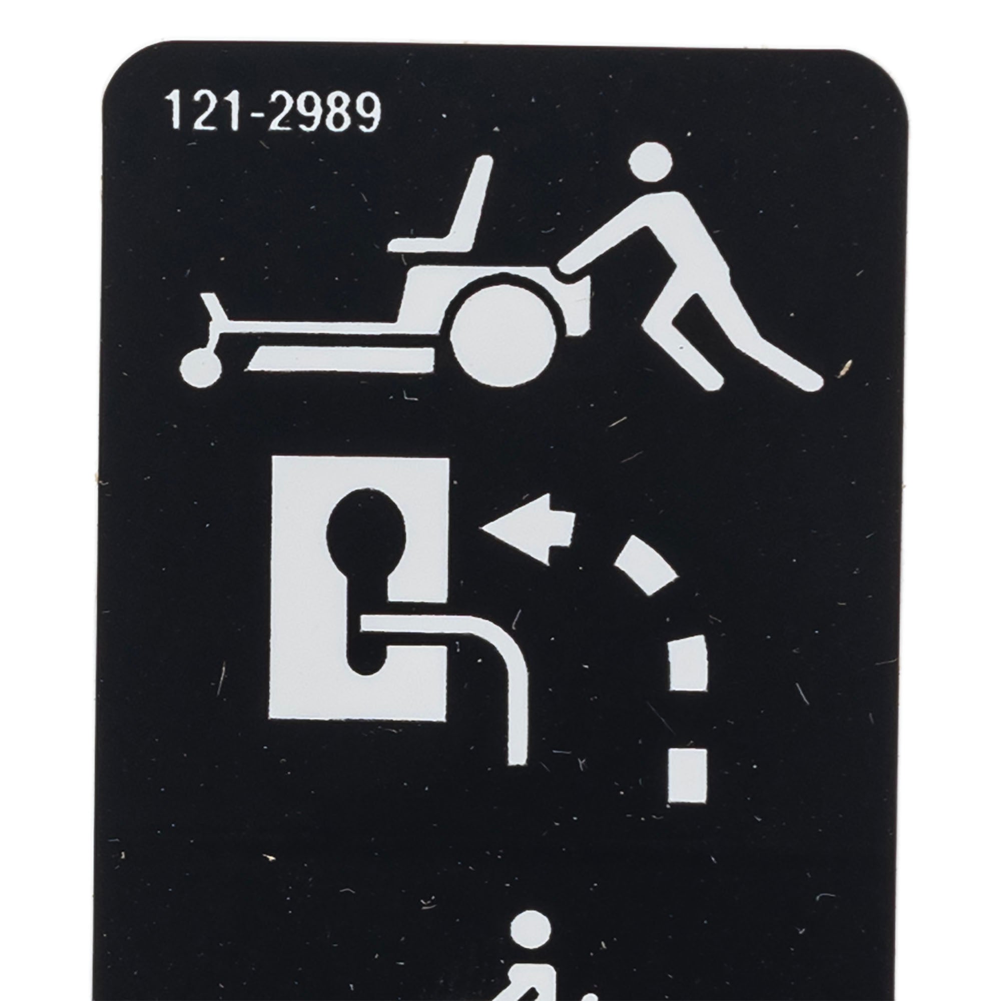 Exmark 121-2989 Bypass Decal