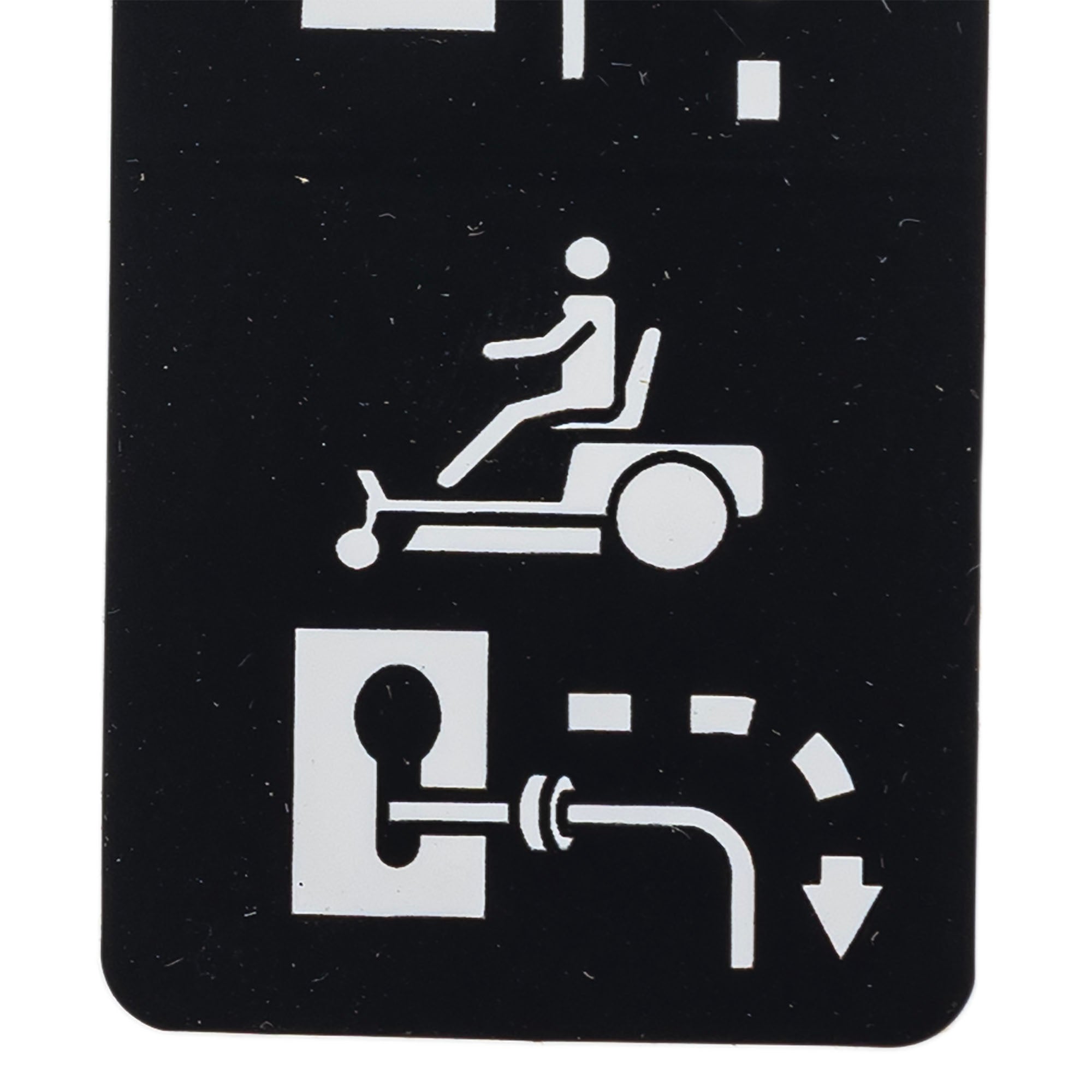 Exmark 121-2989 Bypass Decal