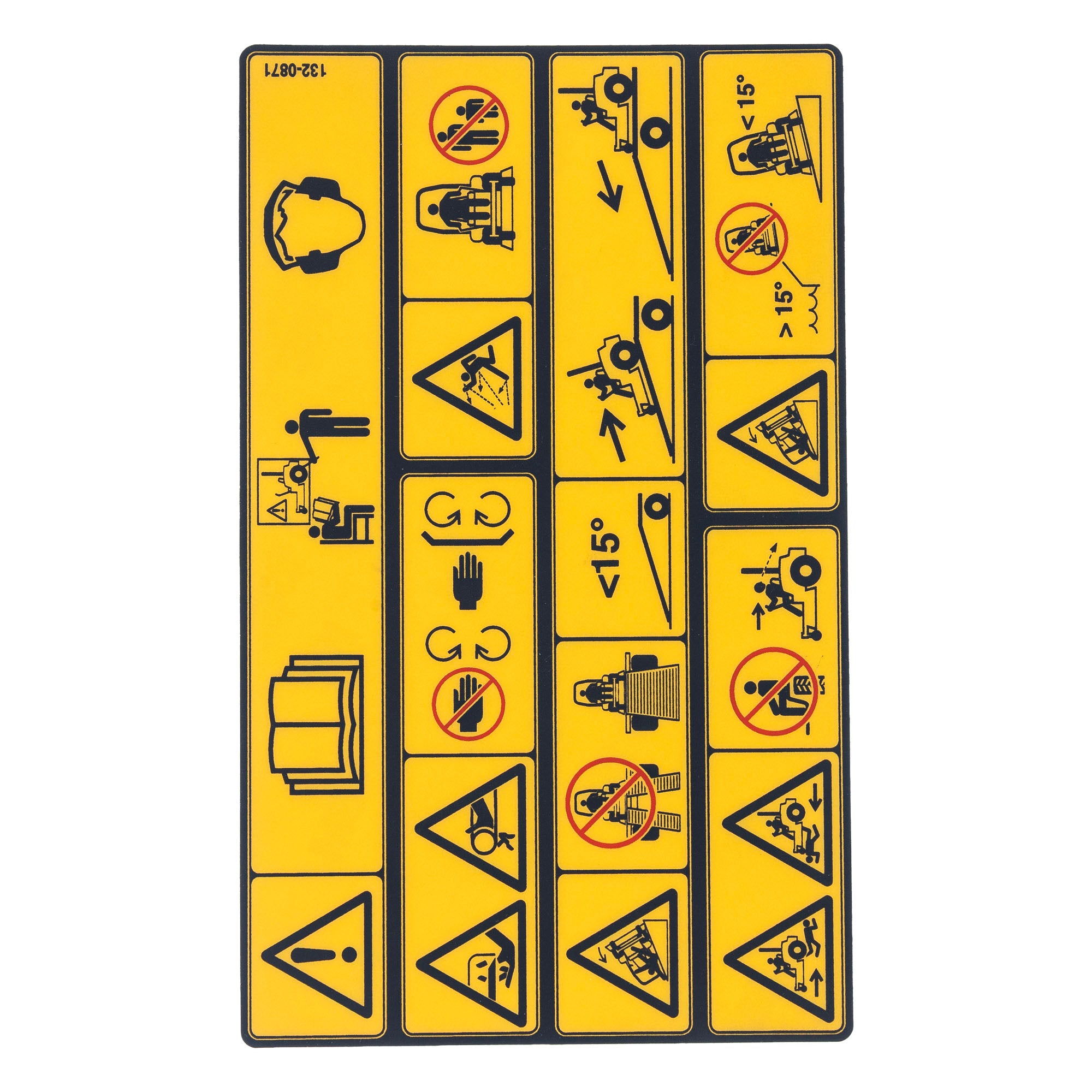 Exmark 132-0871 Exmark Danger Decal [ #132-0871 ]