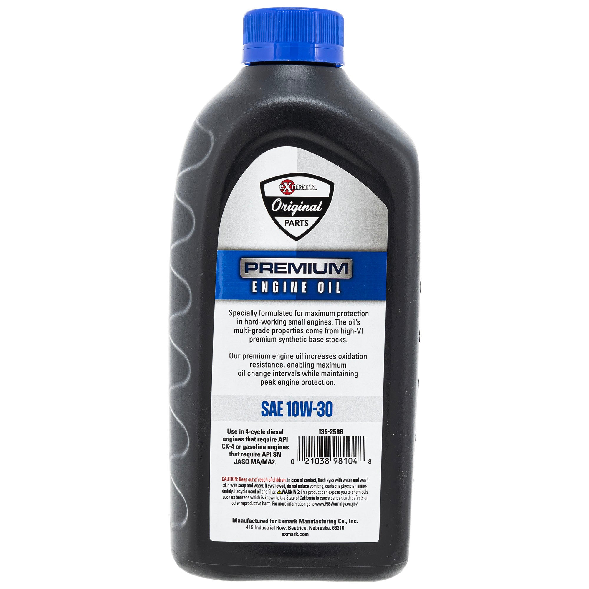 Exmark 135-2566 3 Oil 10W-30 Quart Bottles 3-Pack