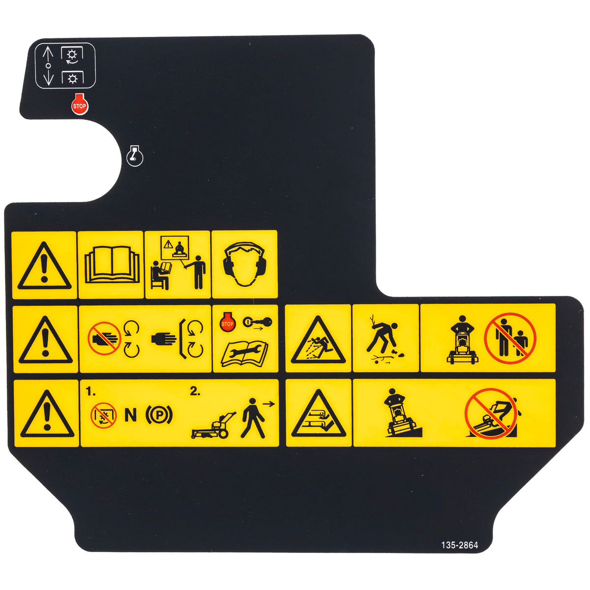 Exmark 135-2864 Decal