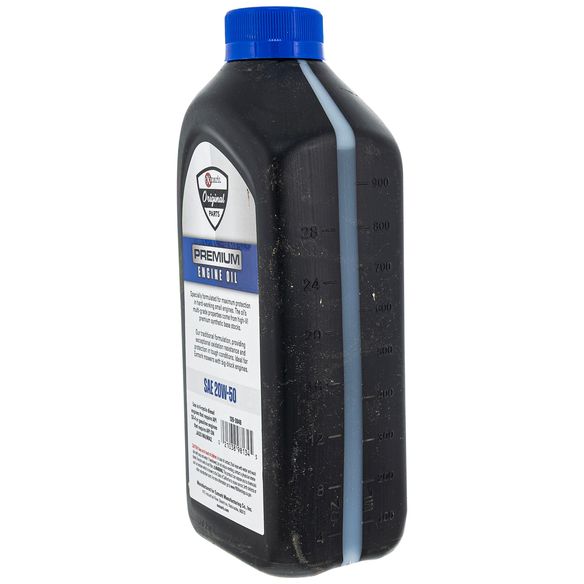 Exmark 135-3949 Full Synthetic Engine Oil 20W-50 1 Quart Bottle Case of 12 12-Pack