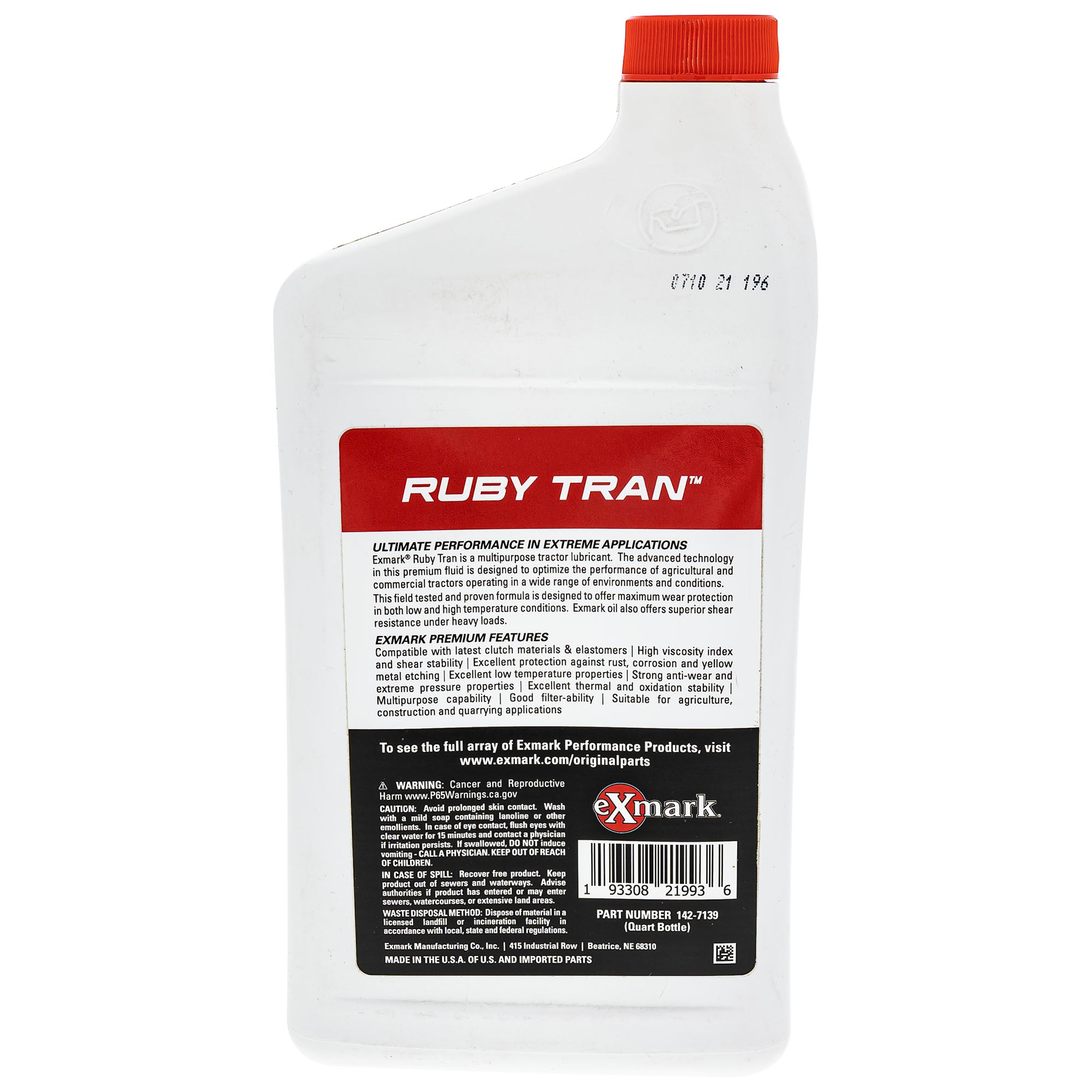 Exmark 142-7139 Oil