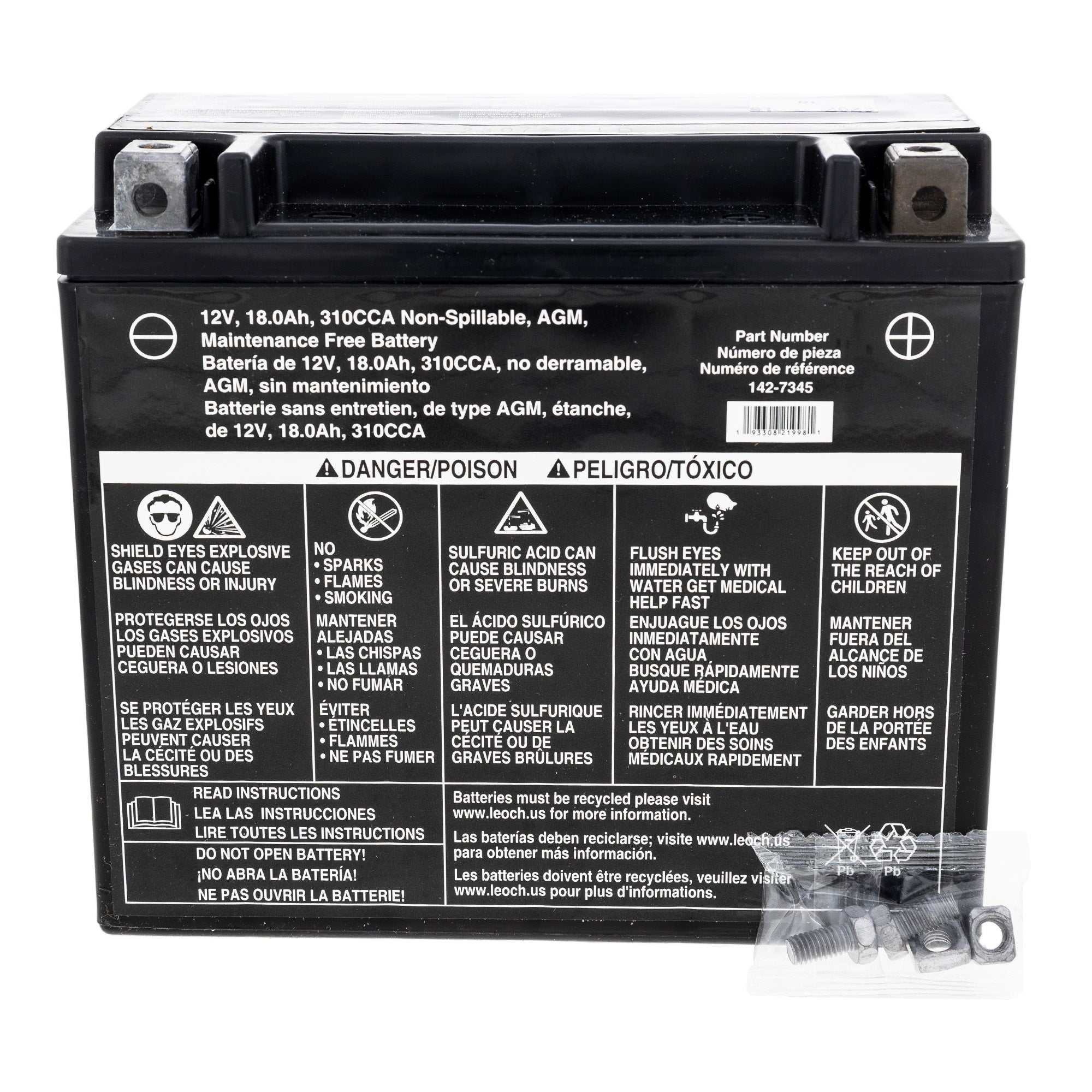 Exmark 142-7345 Battery