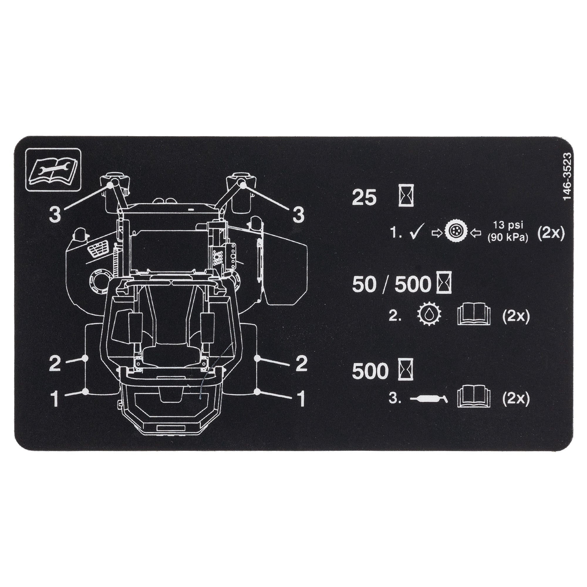 Exmark 146-3523 Decal