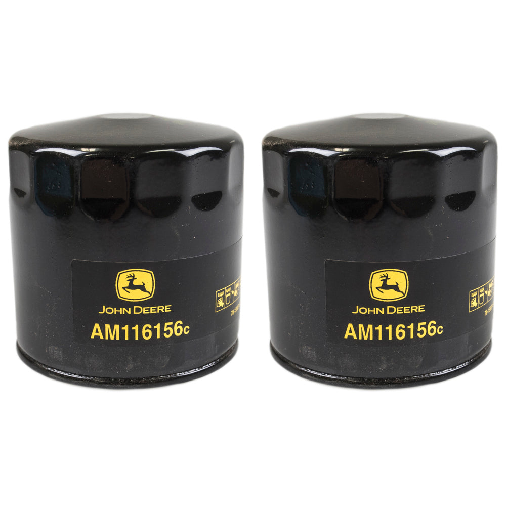 John Deere AM116156 Oil Filter 2-Pack