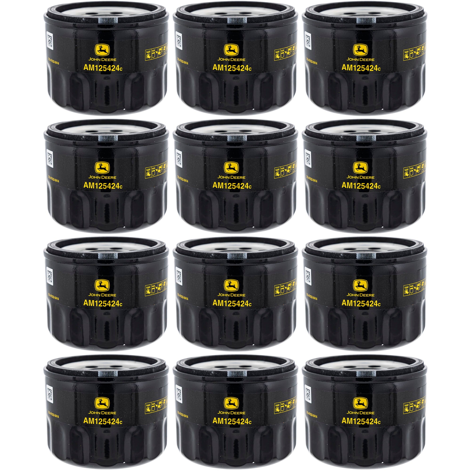 John Deere AM125424 Oil Filter 12-Pack