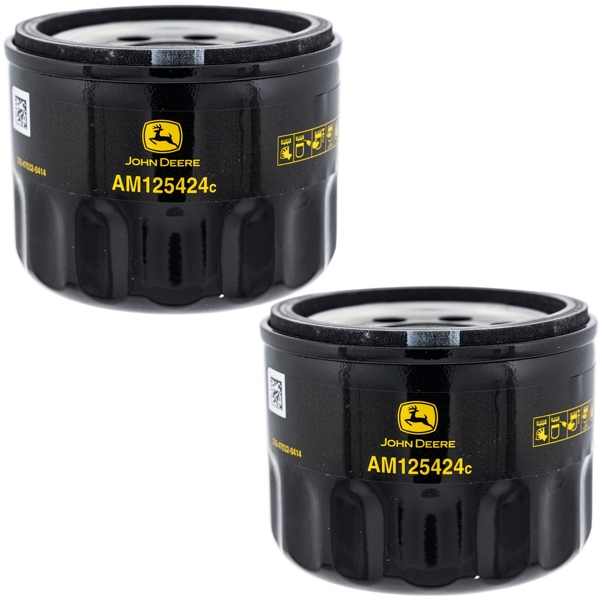 John Deere AM125424 Oil Filter 2-Pack