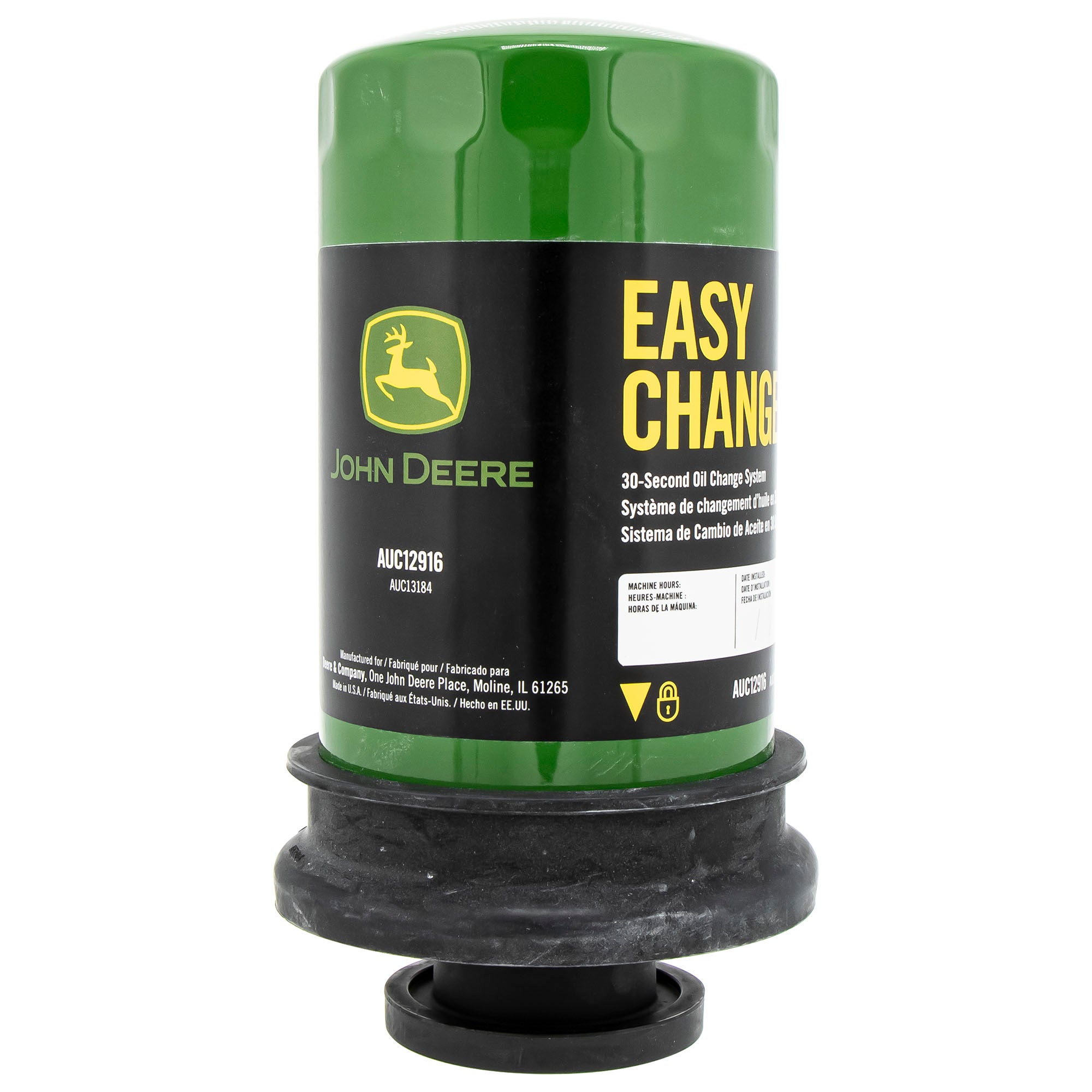 John Deere AUC12916 Easy Change 30-Second Oil Change System 2-Pack