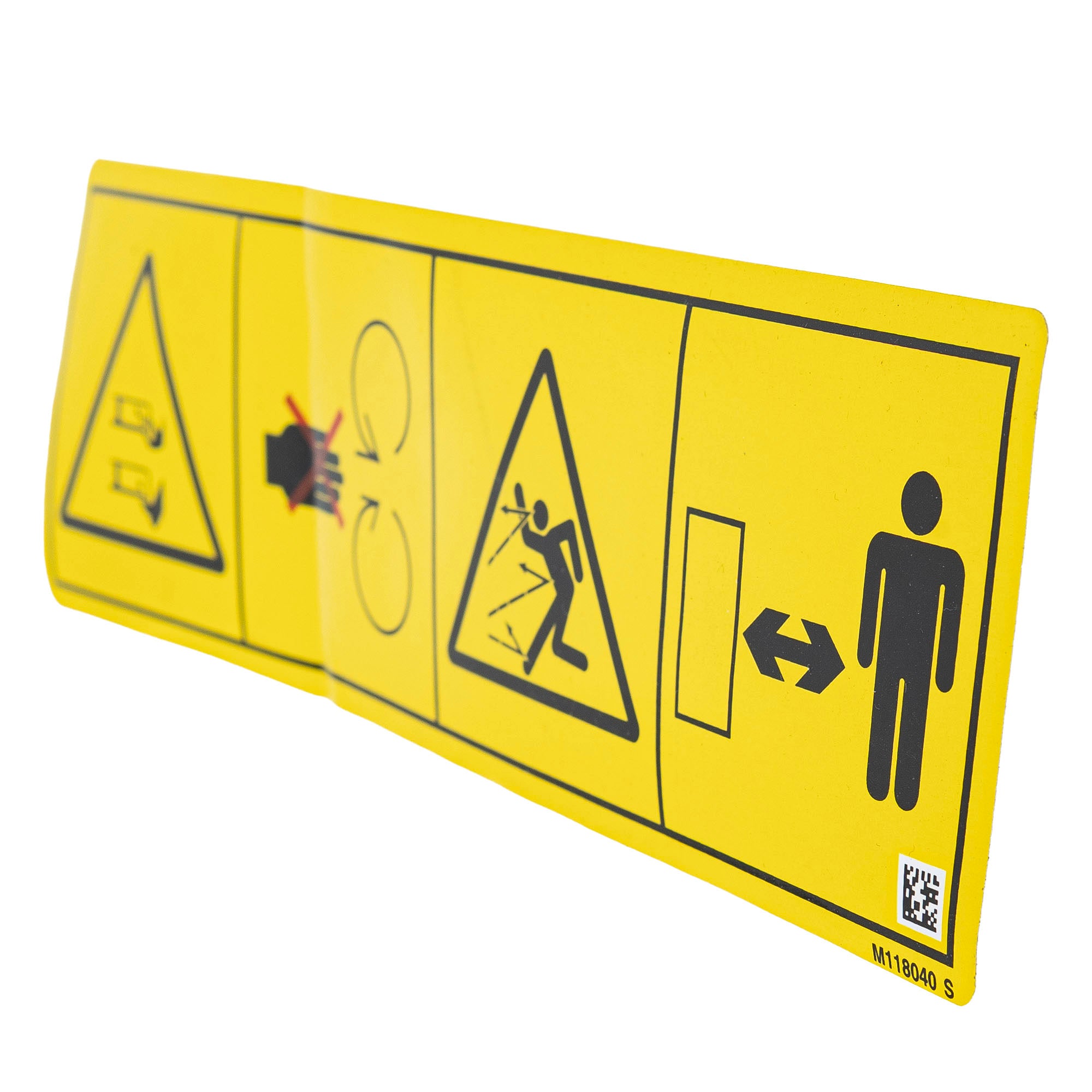 John Deere M118040 Safety Sign
