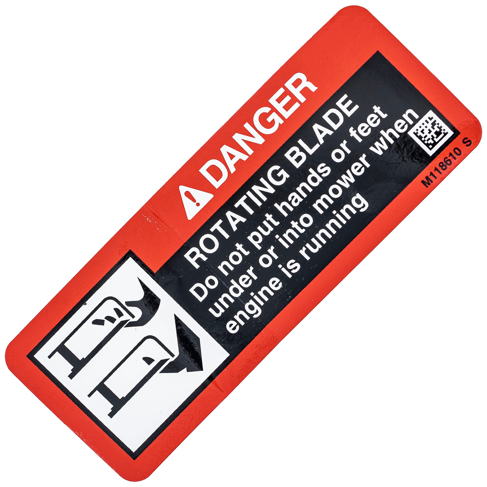 John Deere M118610 Safety Sign