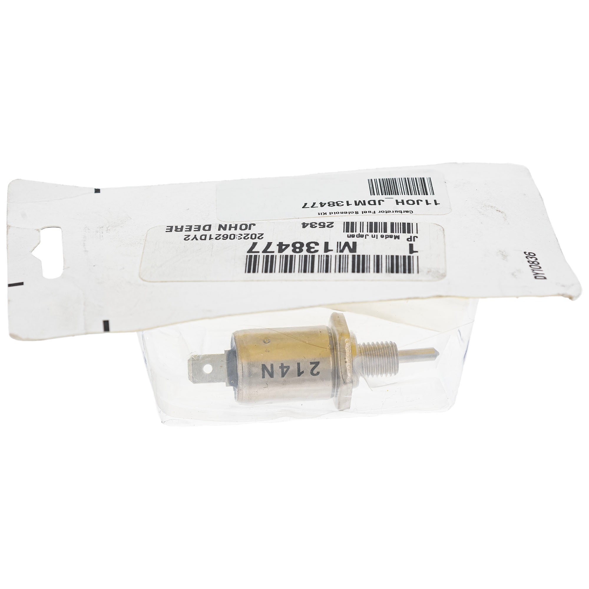 John Deere M138477 Carburetor Fuel Solenoid Kit