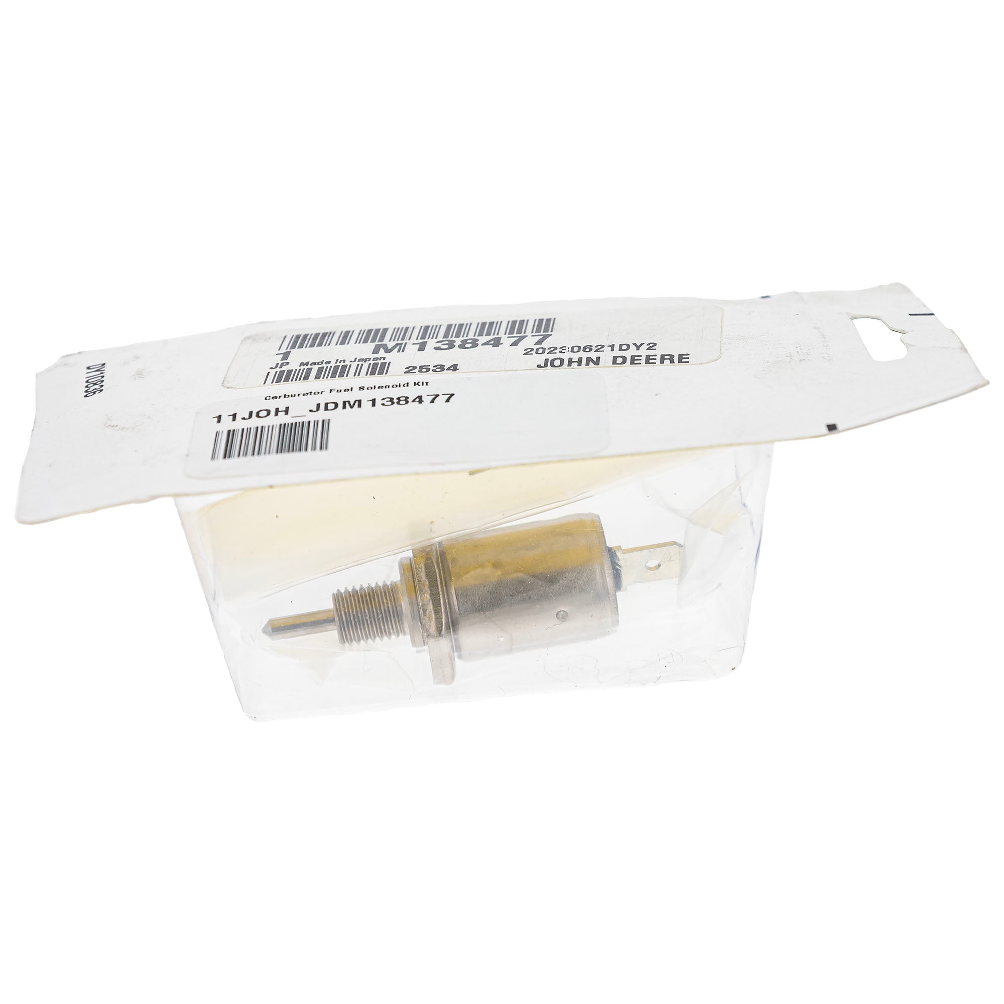 John Deere M138477 Carburetor Fuel Solenoid Kit
