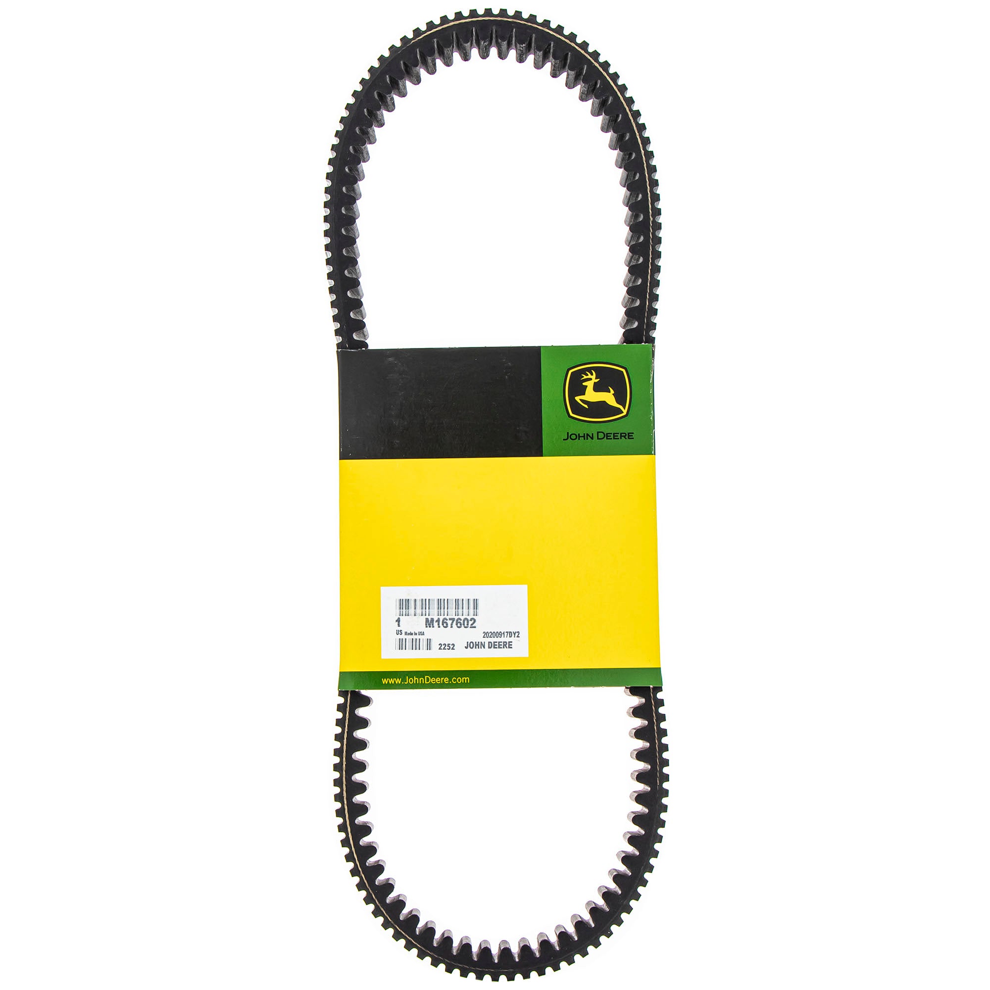 John Deere M167602 Clutch Housing Drive Belt