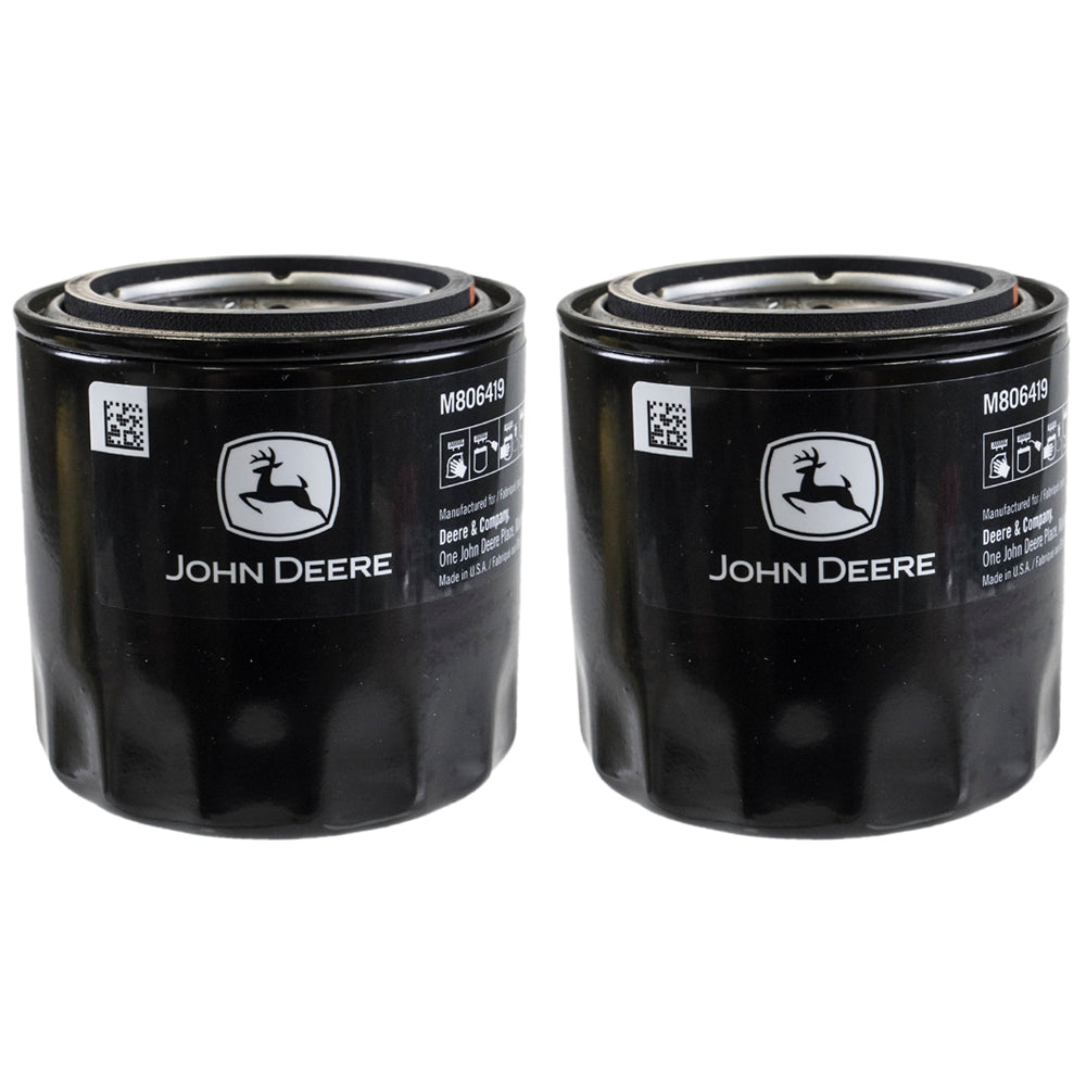 John Deere M806419 Oil Filter 2-Pack