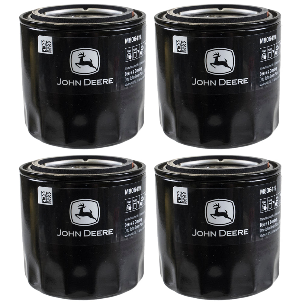 John Deere M806419 Oil Filter 4-Pack