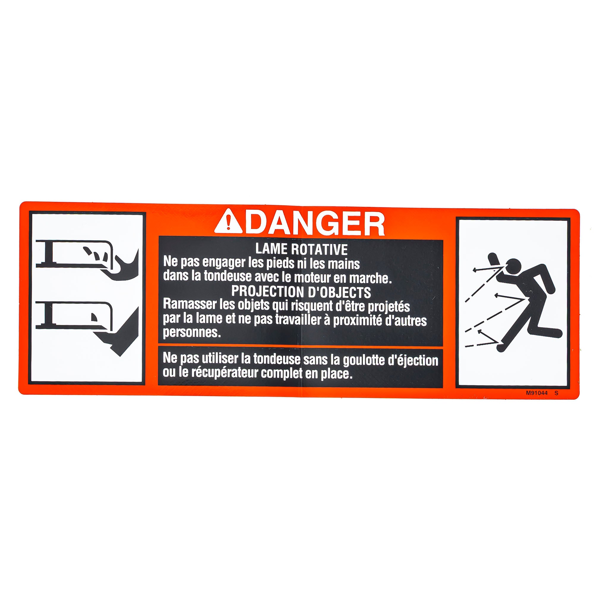 John Deere M91044 Label